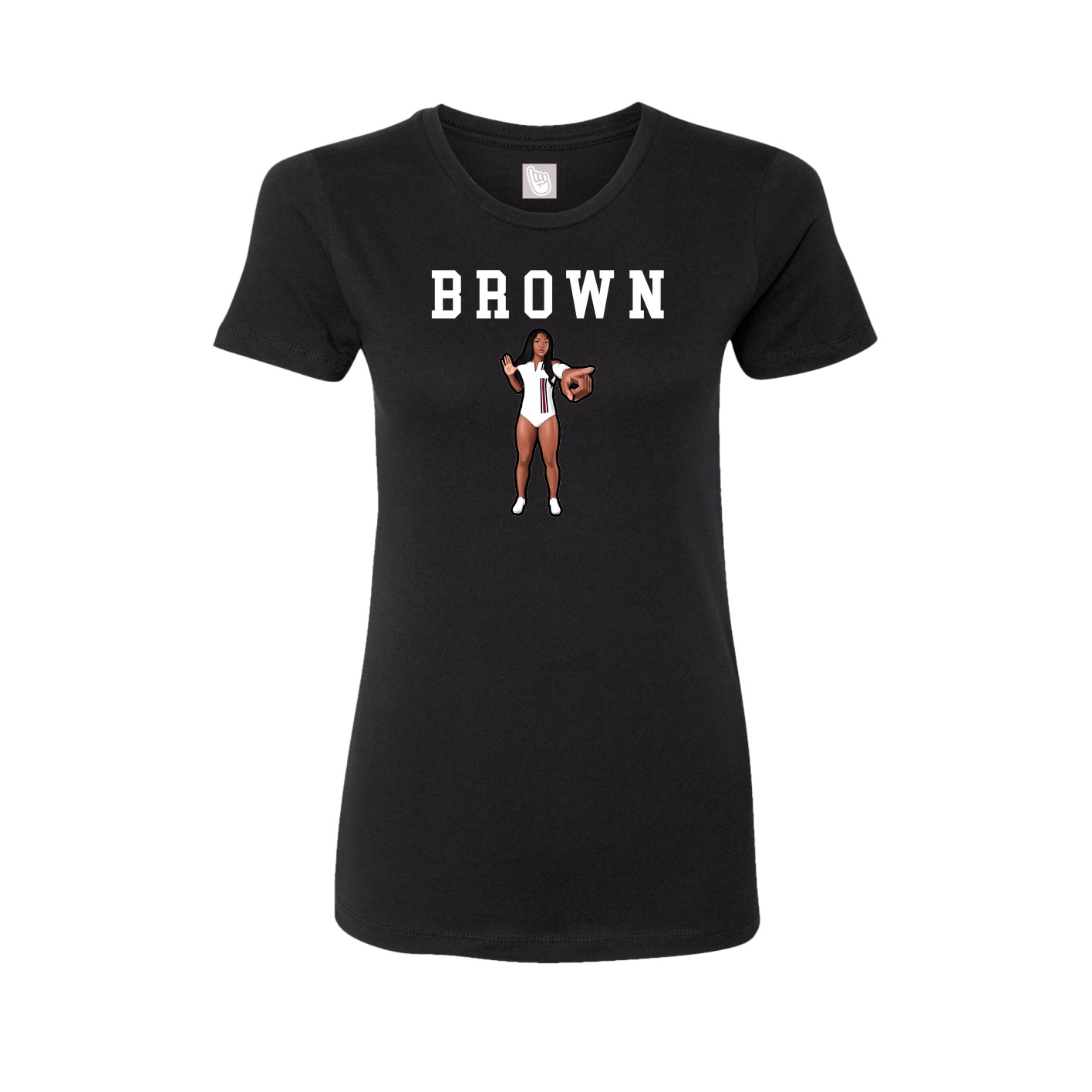 Fitted Women's Tee — Shirsey in Black