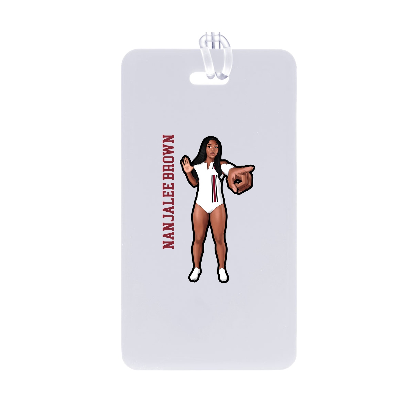 Bag Tag — Name Vertical in Classic