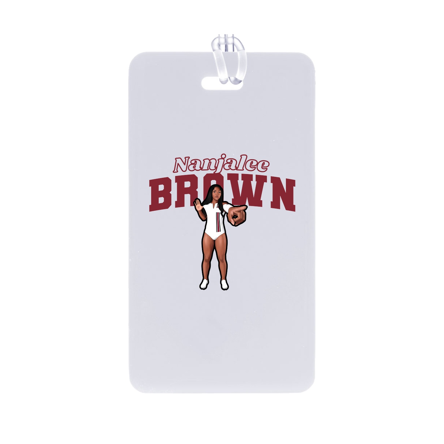 Bag Tag — Name Arch in Classic