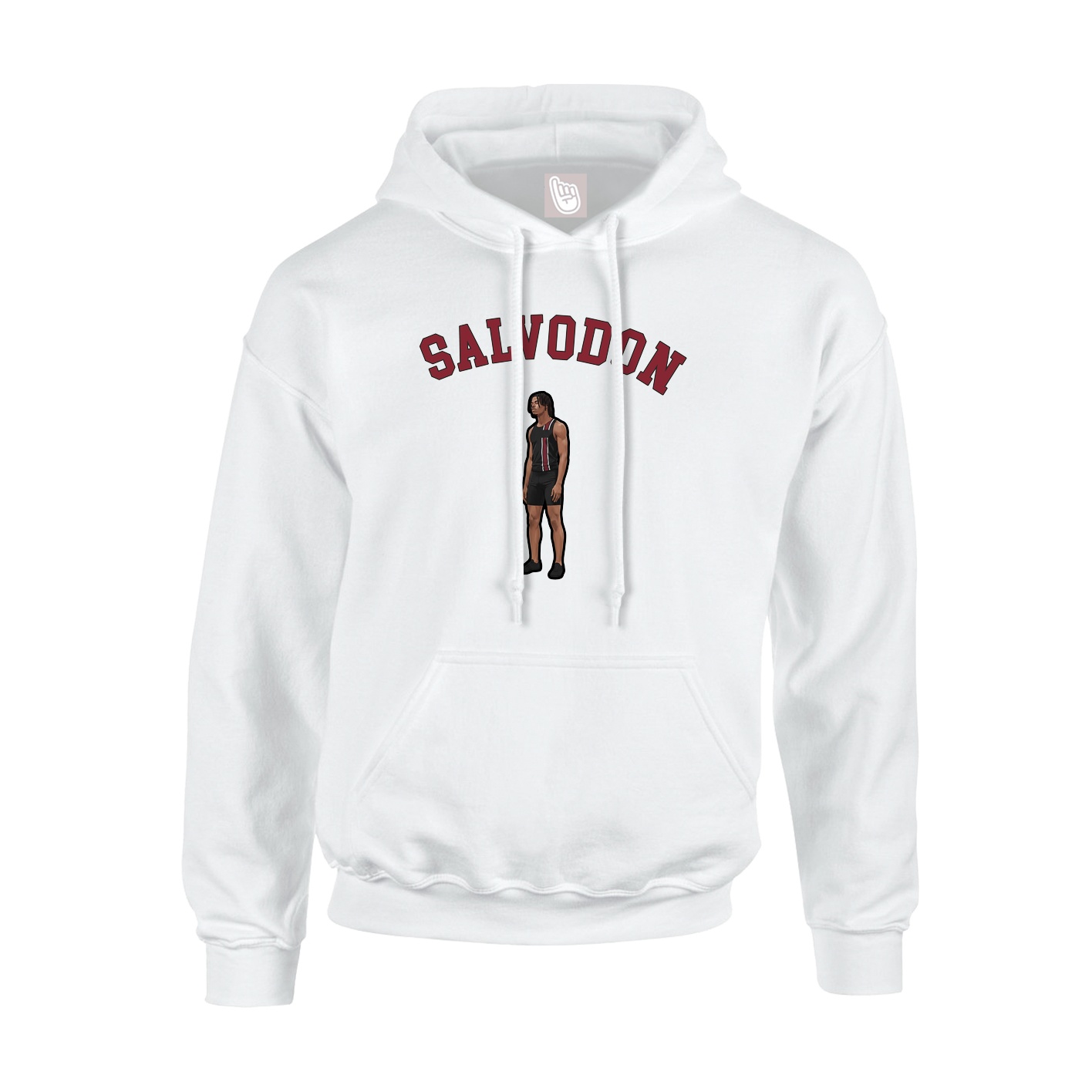 Youth Hoodie — Shirsey Arch in White