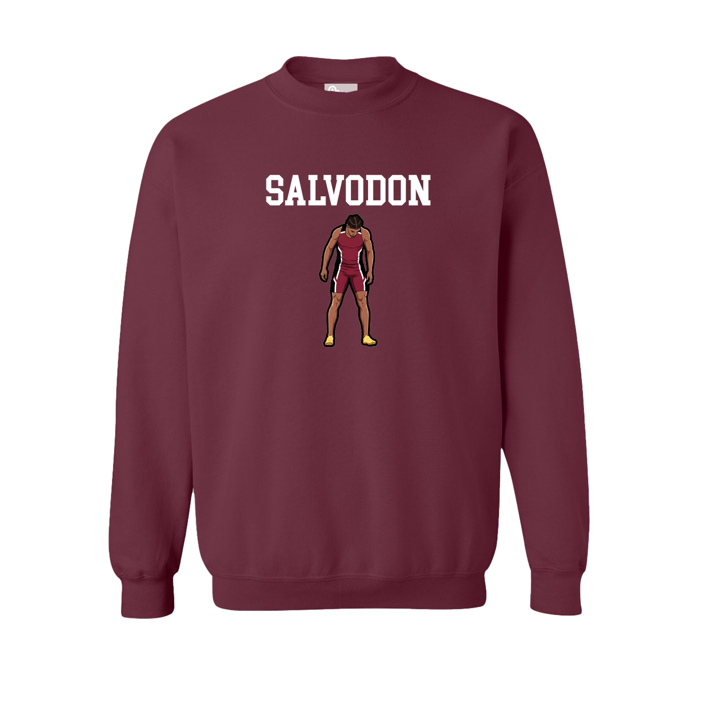 Fleece Crew — Shirsey in Maroon
