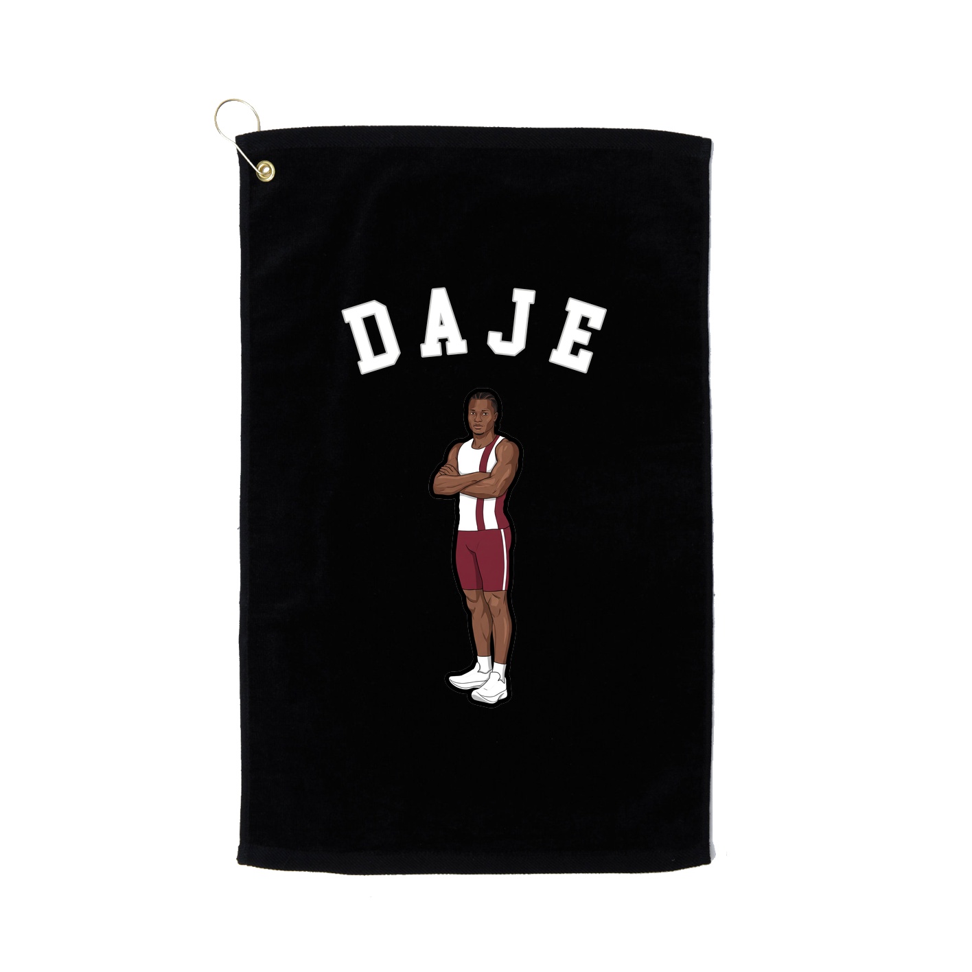 Golf Towel — Shirsey Arch in Black