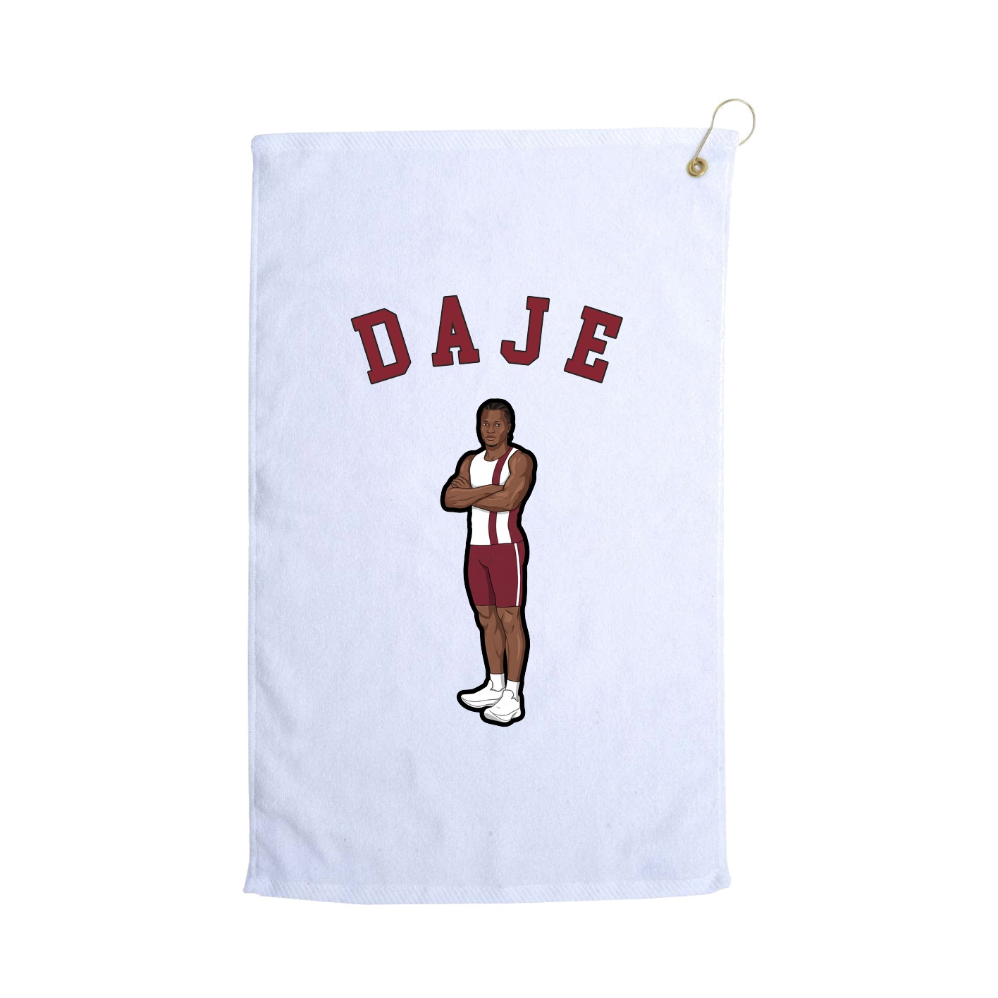 Golf Towel — Shirsey Arch in White