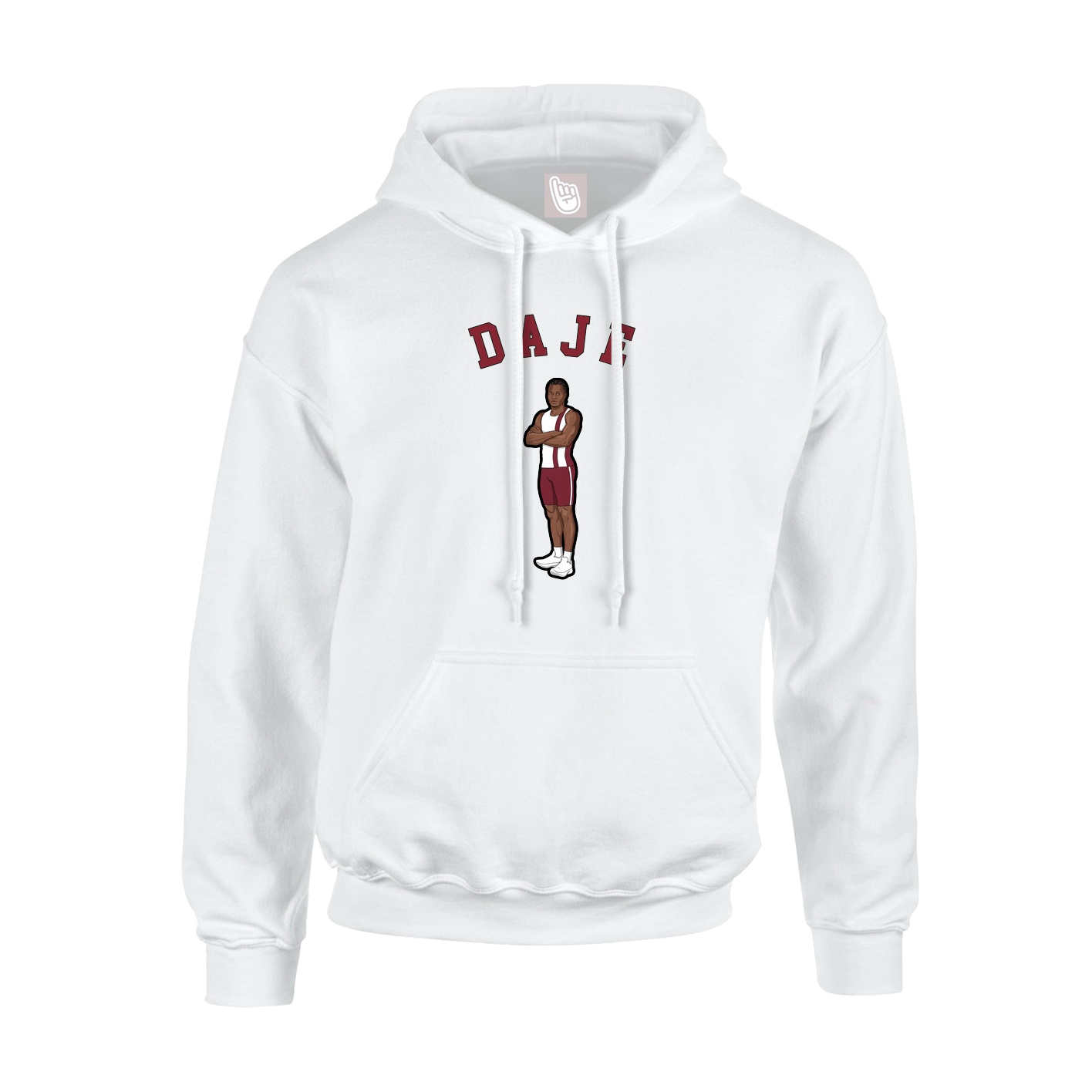 Hoodie — Shirsey Arch in White