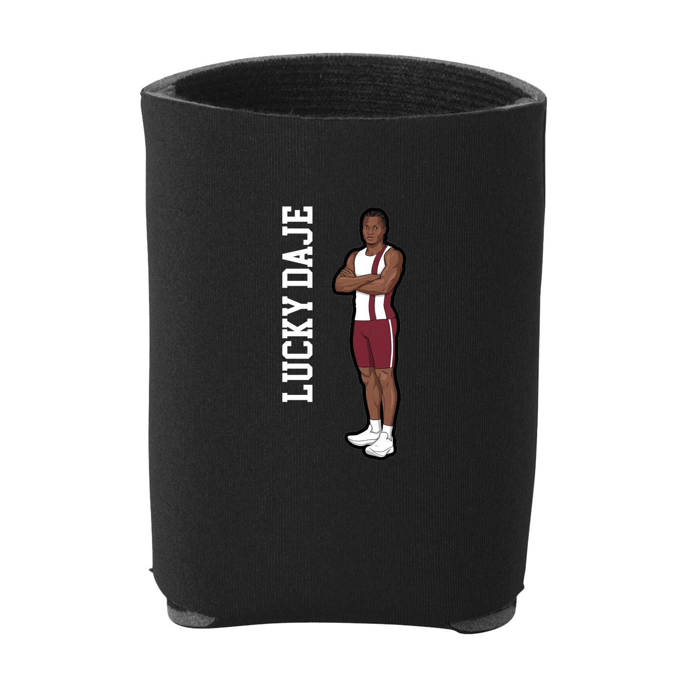 Can Holder — Name Vertical in Black