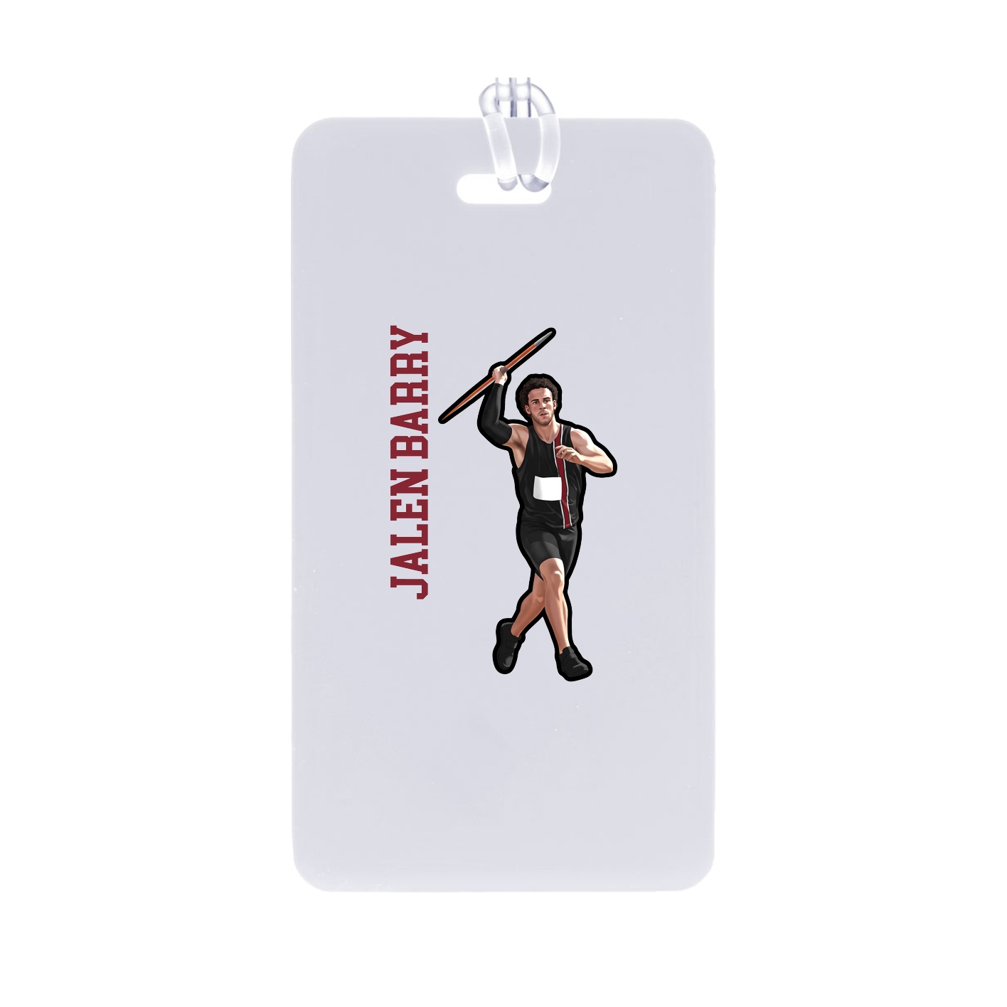 Bag Tag — Name Vertical in Classic
