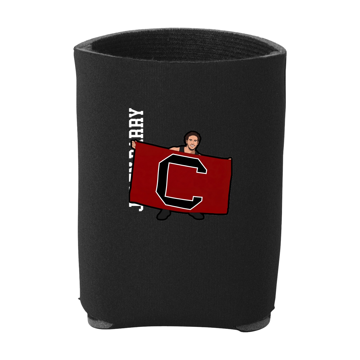 Can Holder — Name Vertical in Black