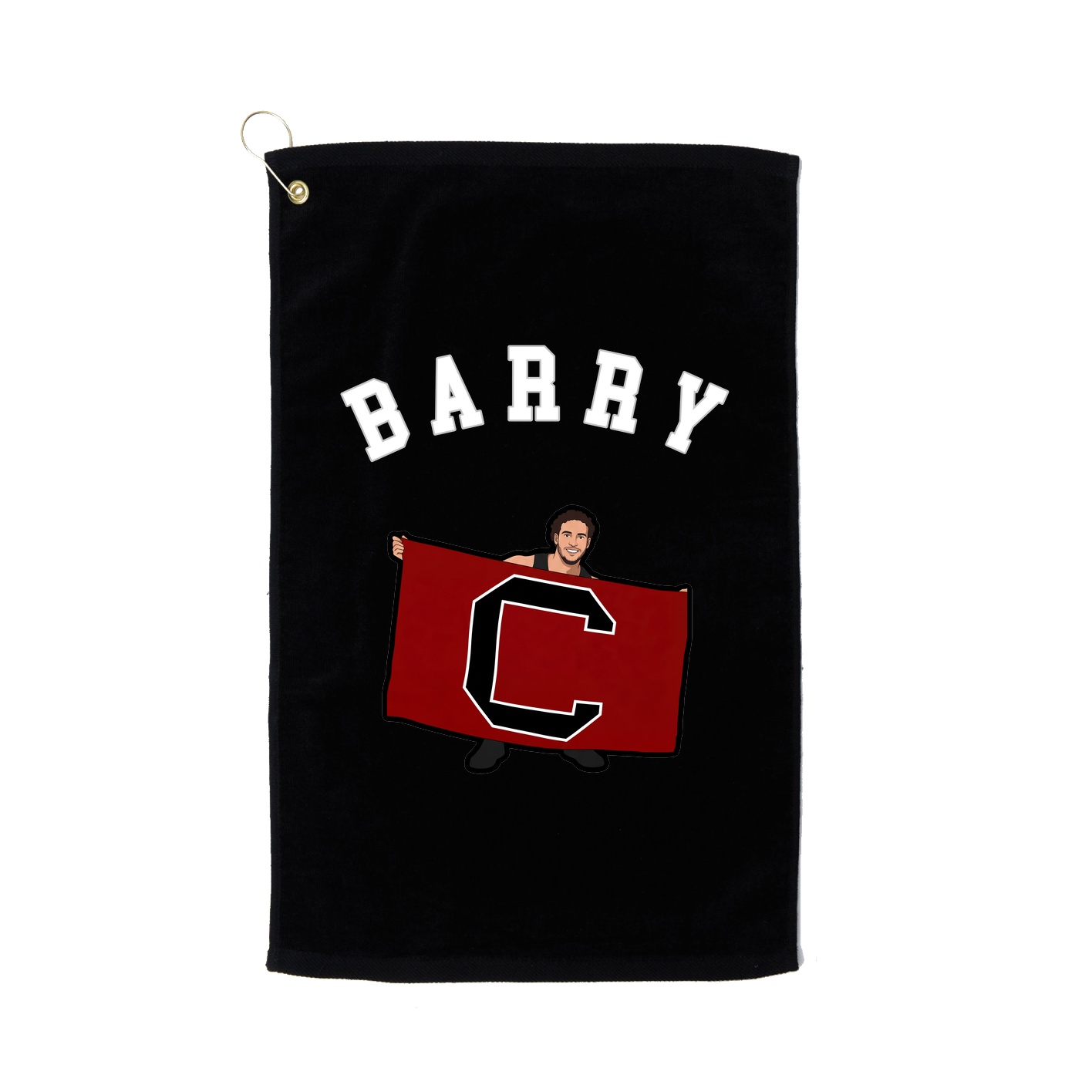 Golf Towel — Shirsey Arch in Black