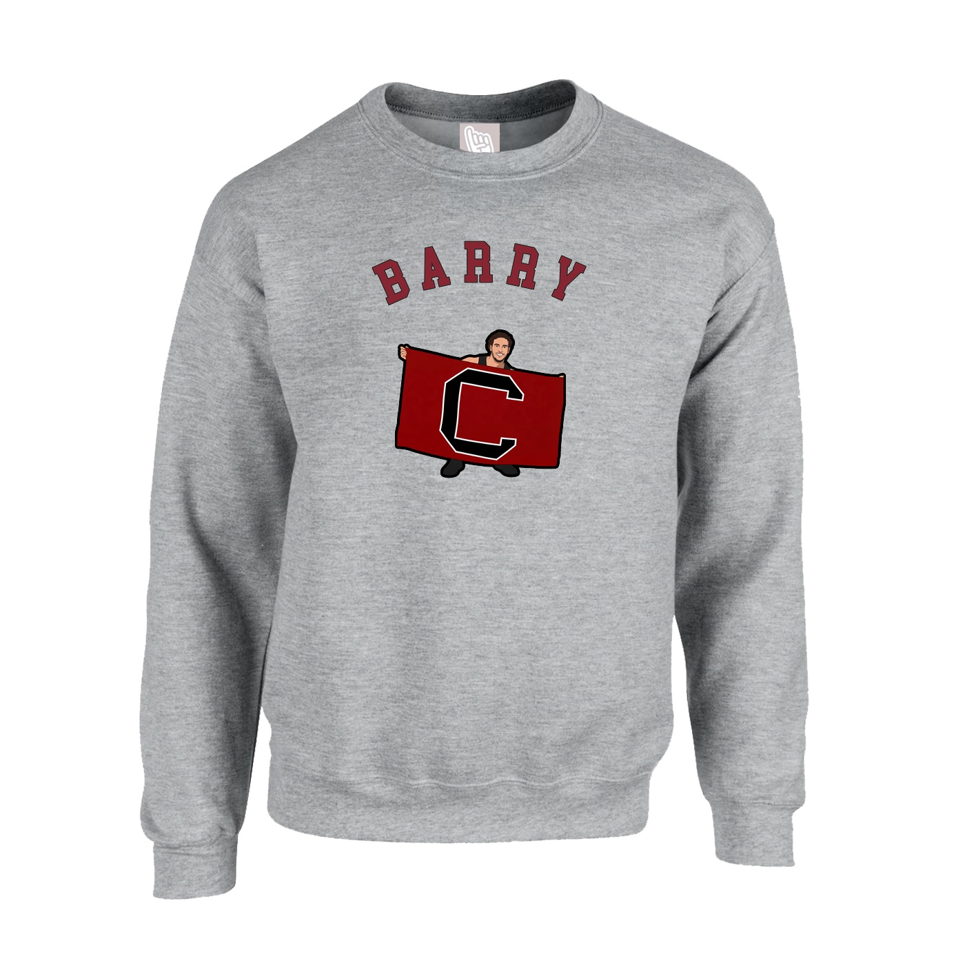 Fleece Crew — Shirsey Arch in Grey
