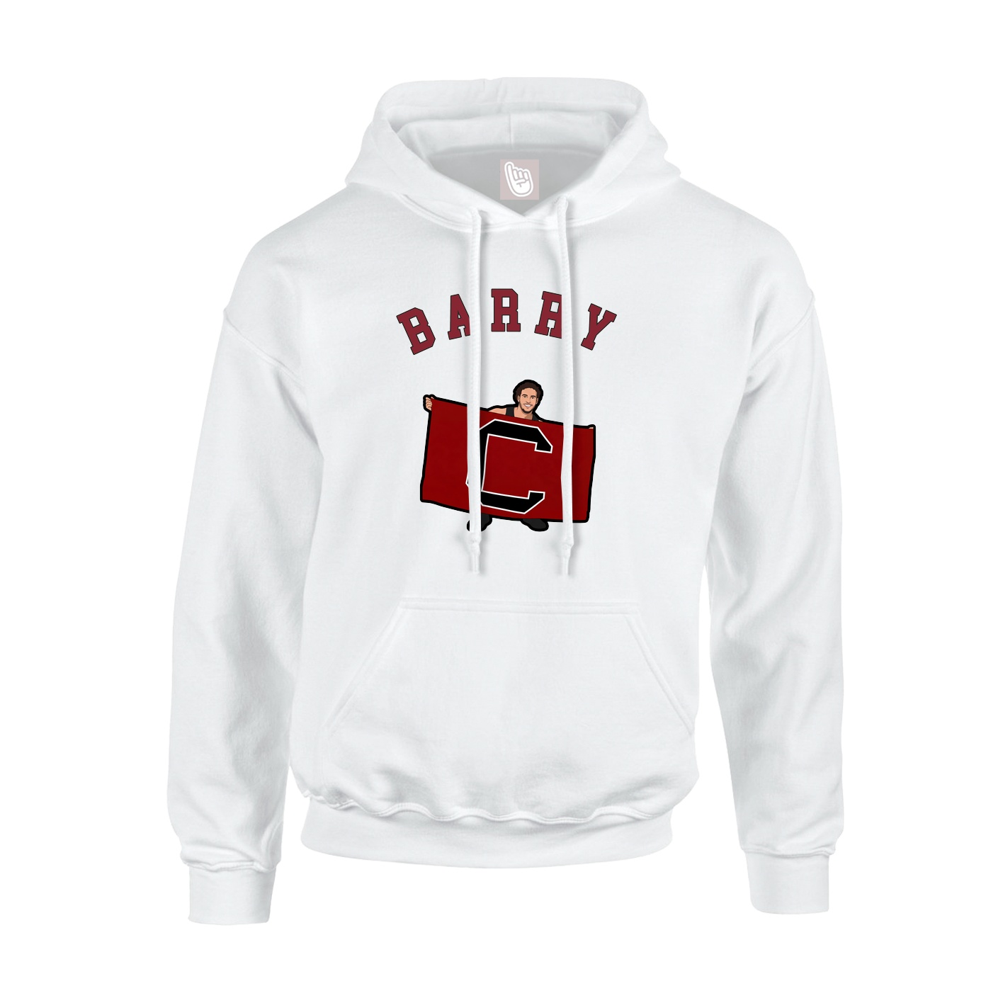 Youth Hoodie — Shirsey Arch in White