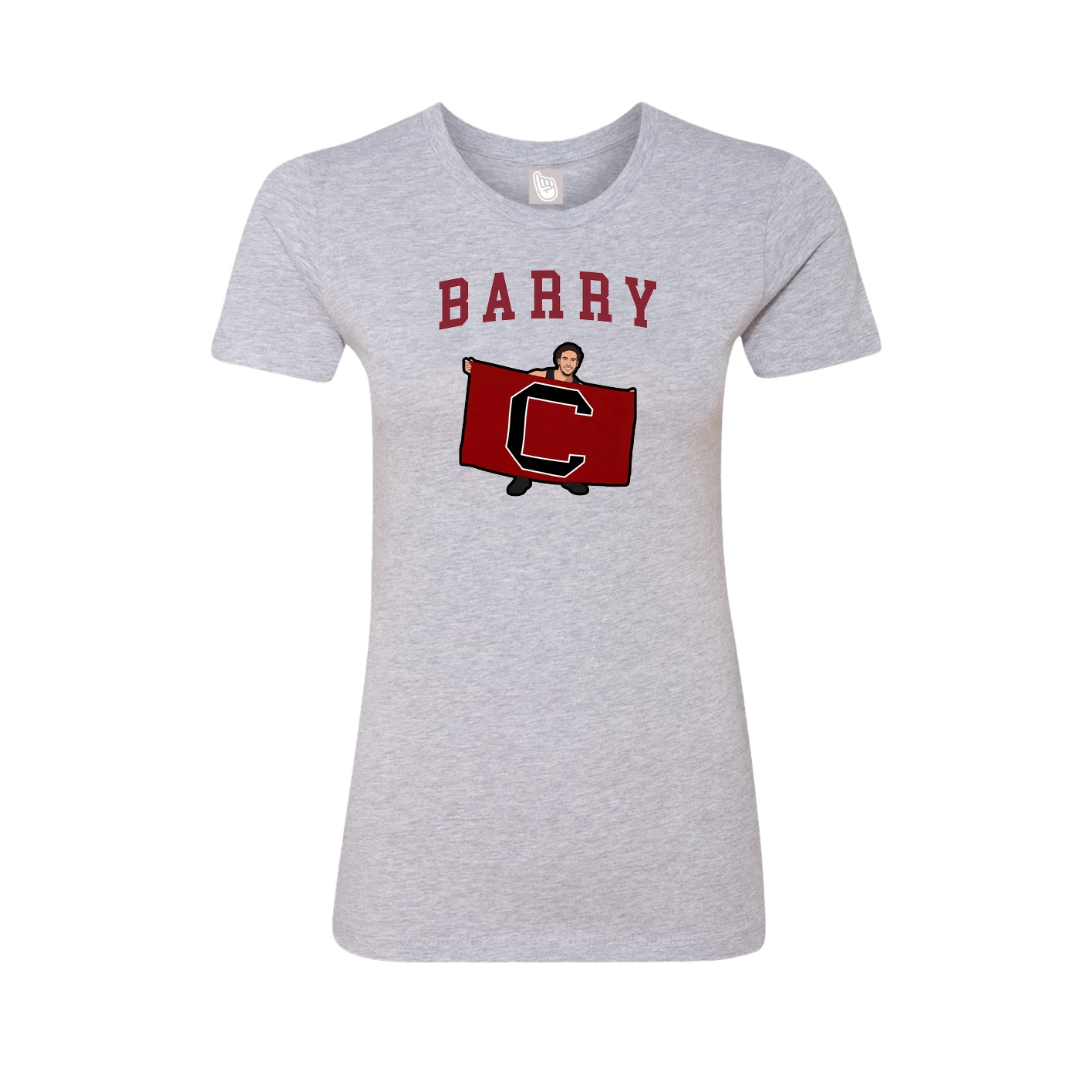 Fitted Women's Tee — Shirsey in Grey