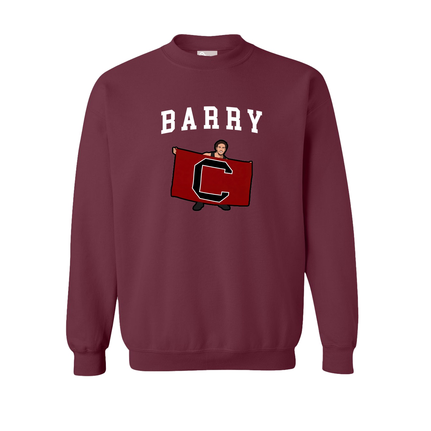 Fleece Crew — Shirsey in Maroon