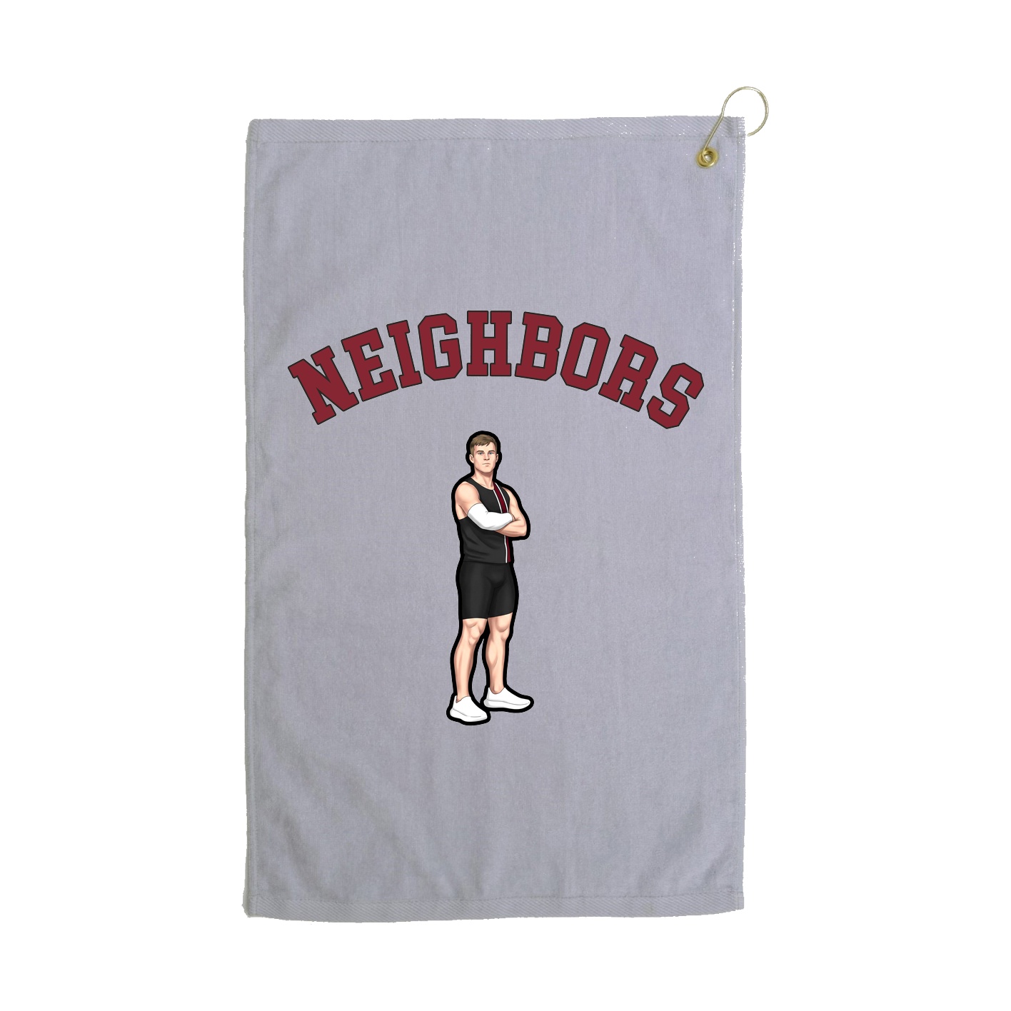 Golf Towel — Shirsey Arch in Grey