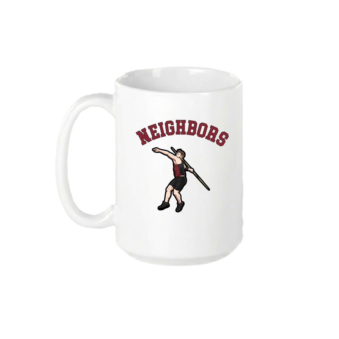 15oz Coffee Mug — Shirsey Arch in White