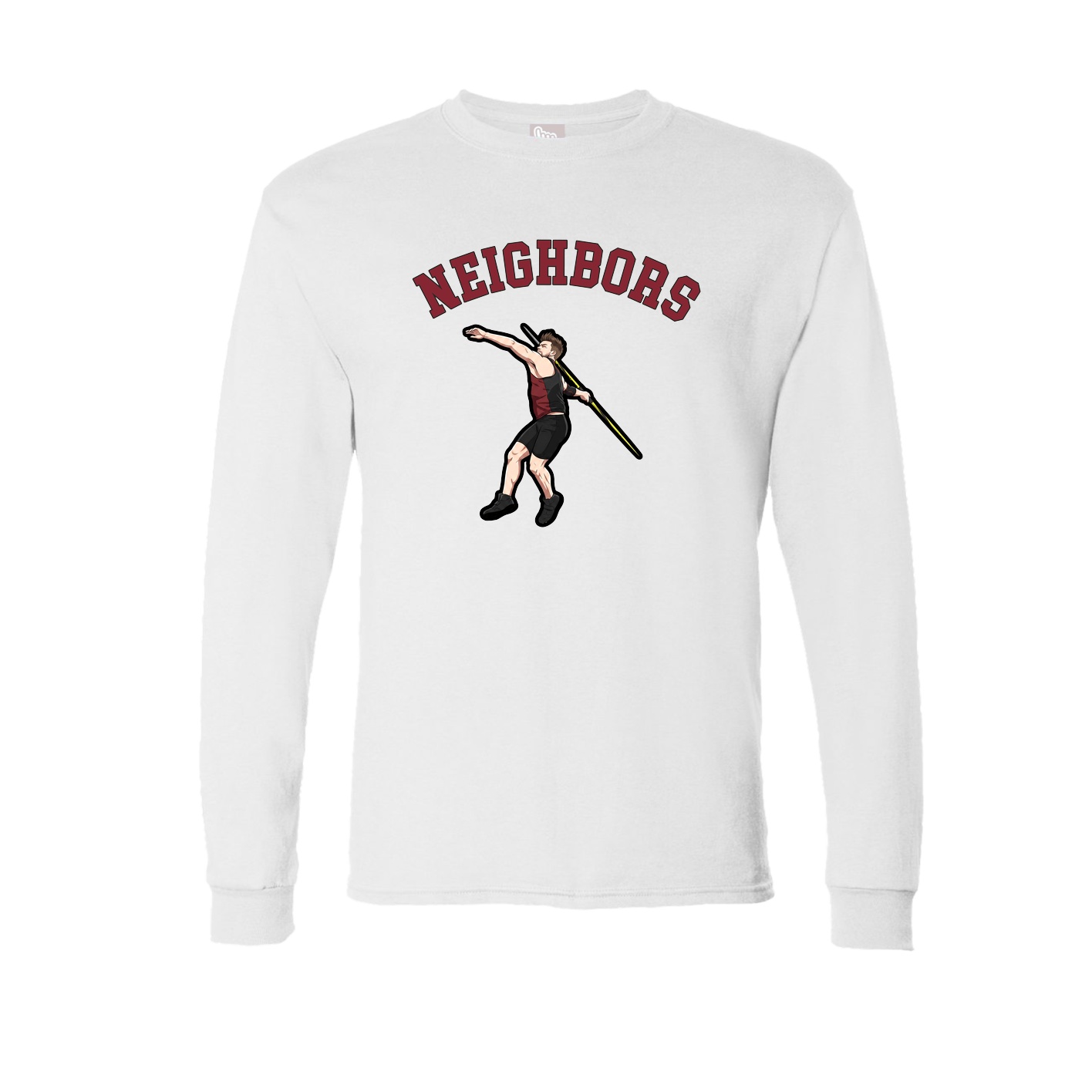 Long Sleeve Tee — Shirsey Arch in White
