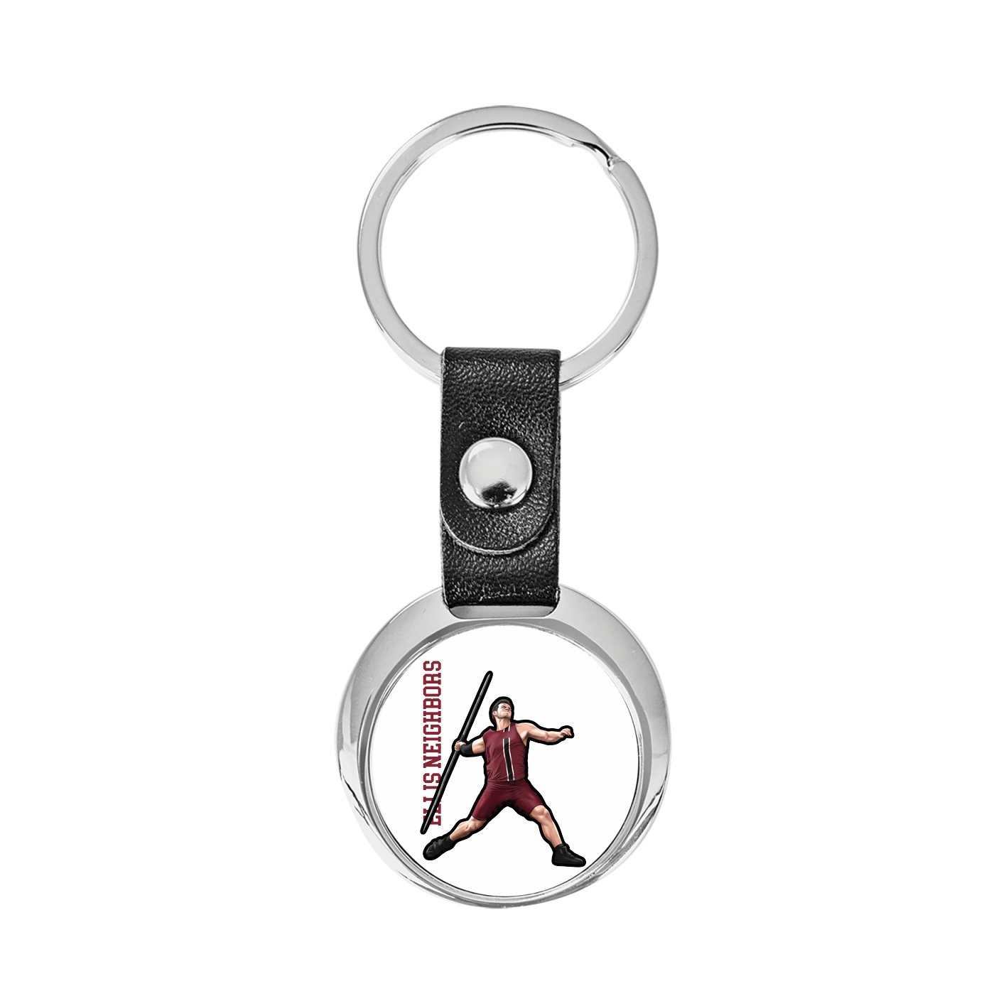 Key Chain — Name Vertical in Classic