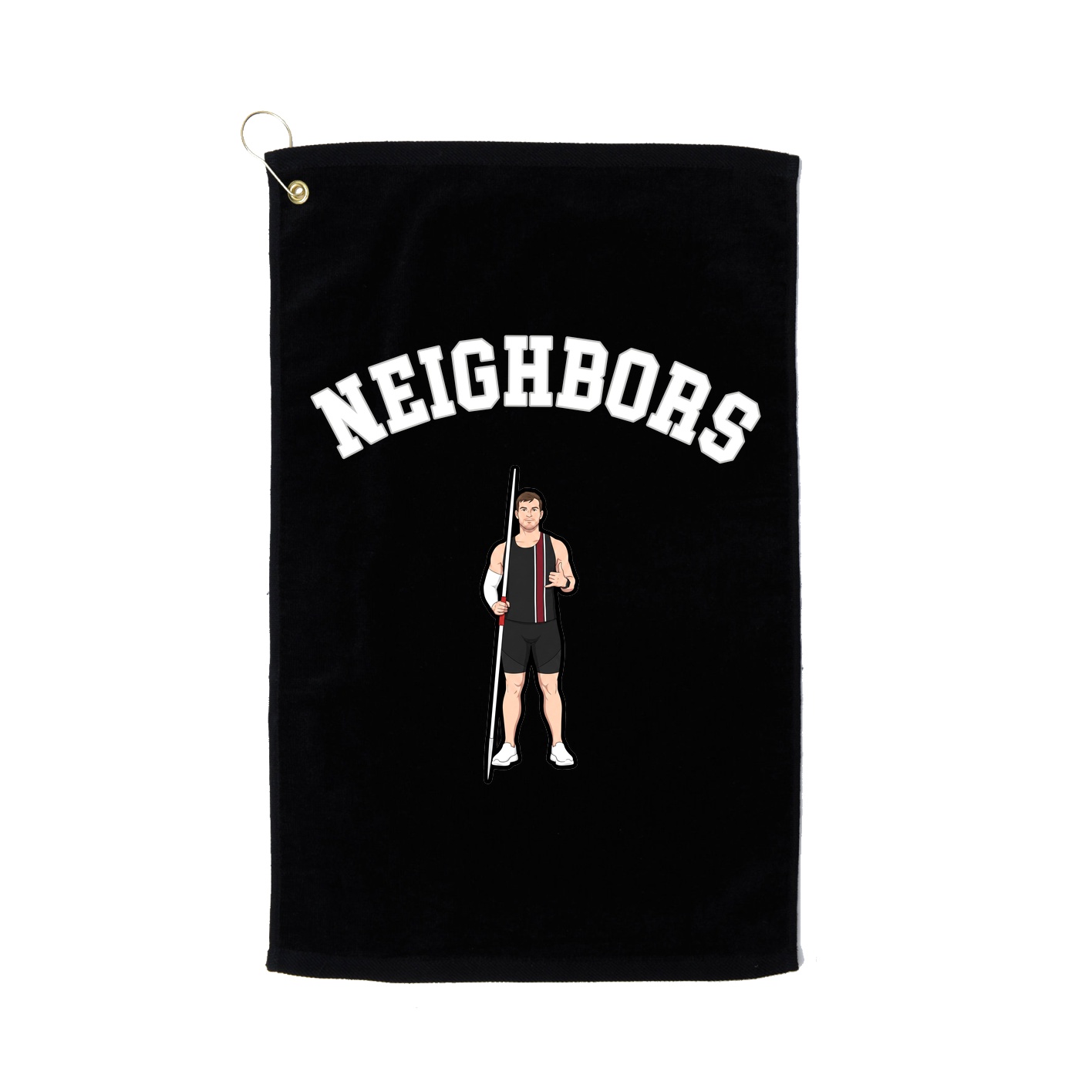 Golf Towel — Shirsey Arch in Black
