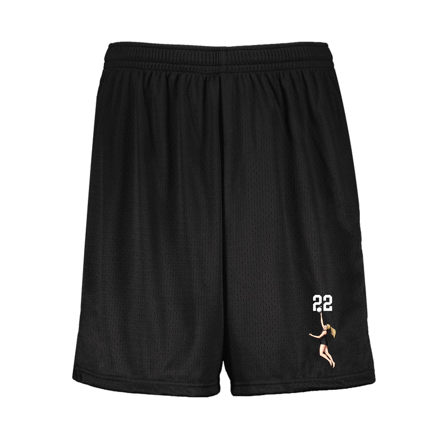 Shorts — Number Top in Black