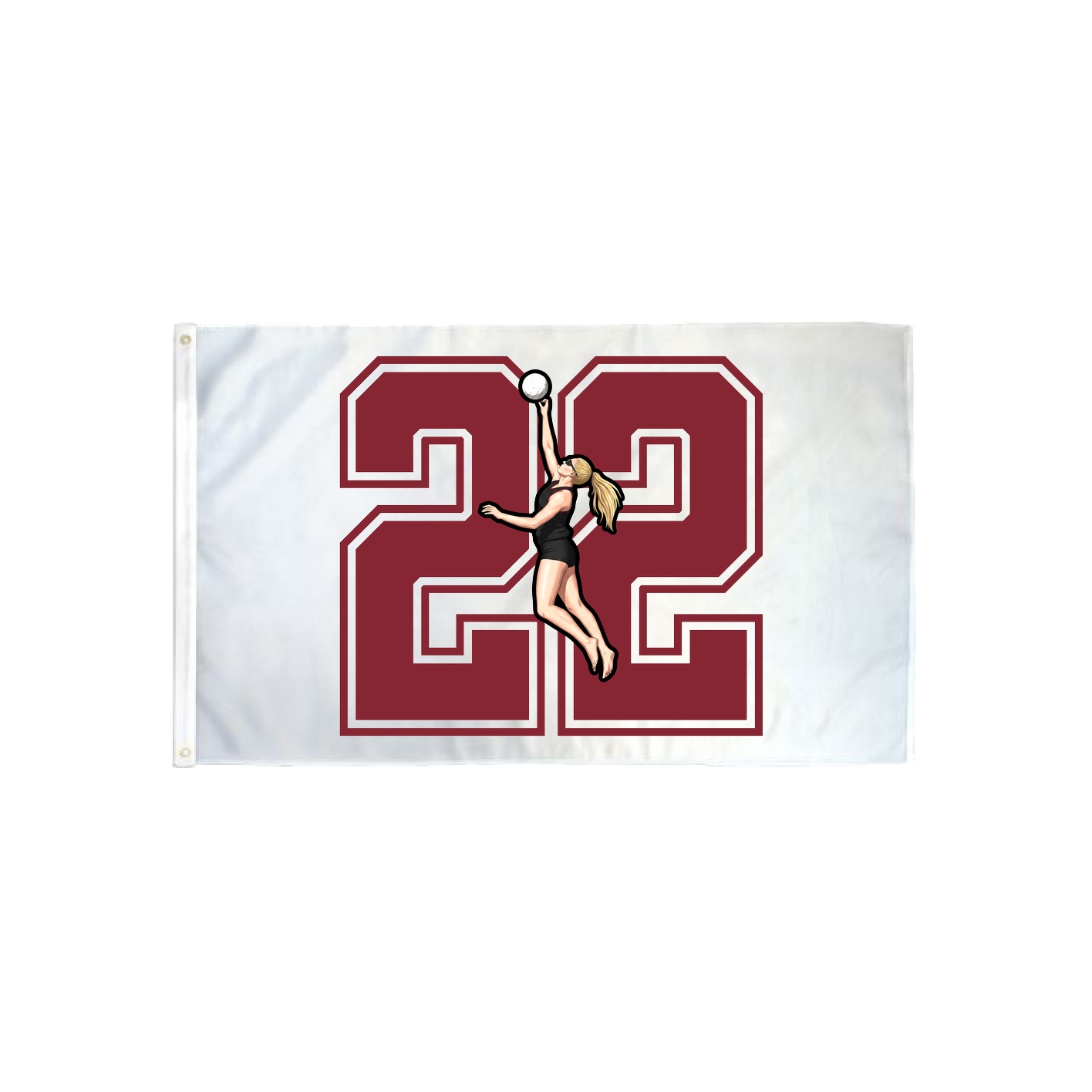 3x5 Flag — Number in Classic