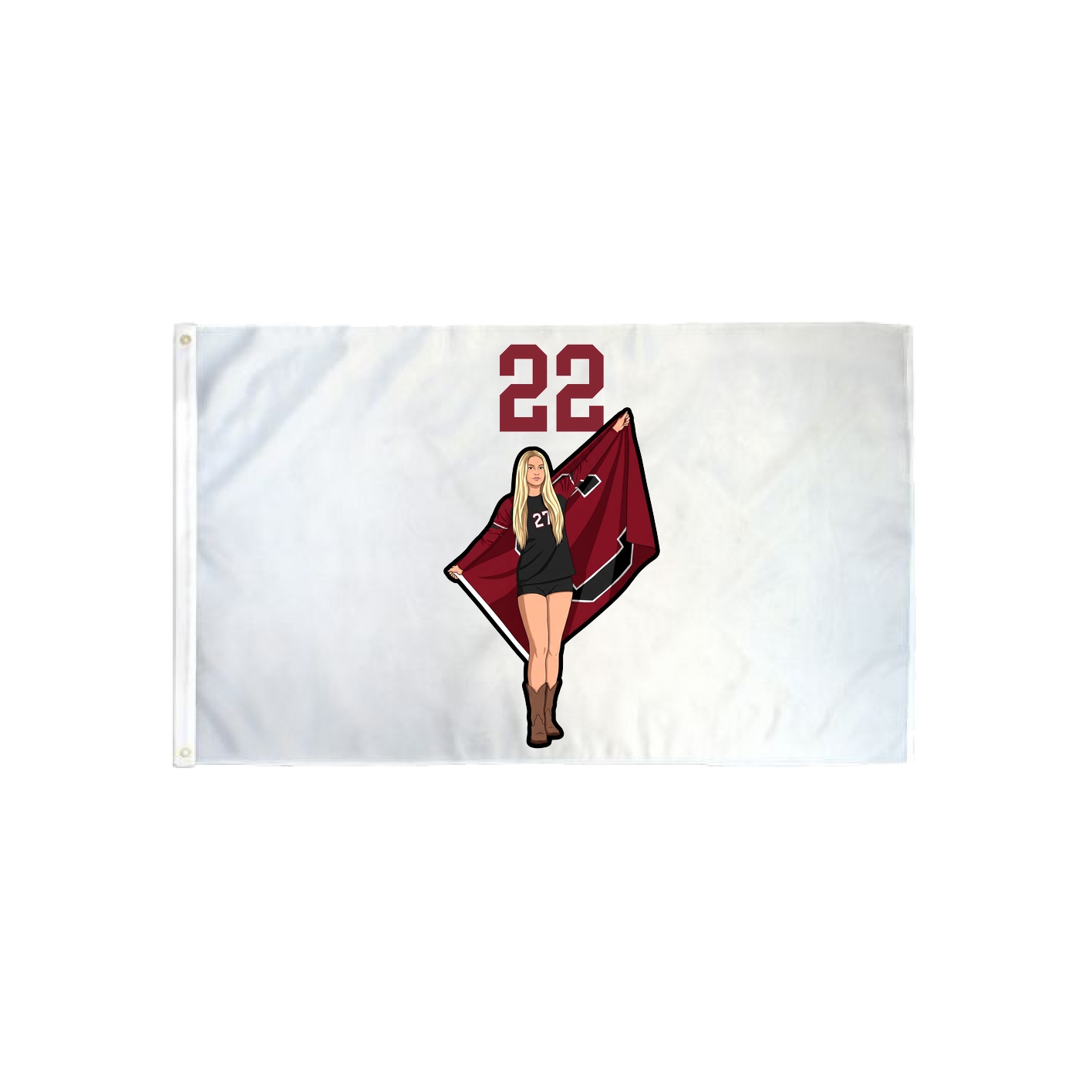 3x5 Flag — Number Top in Classic