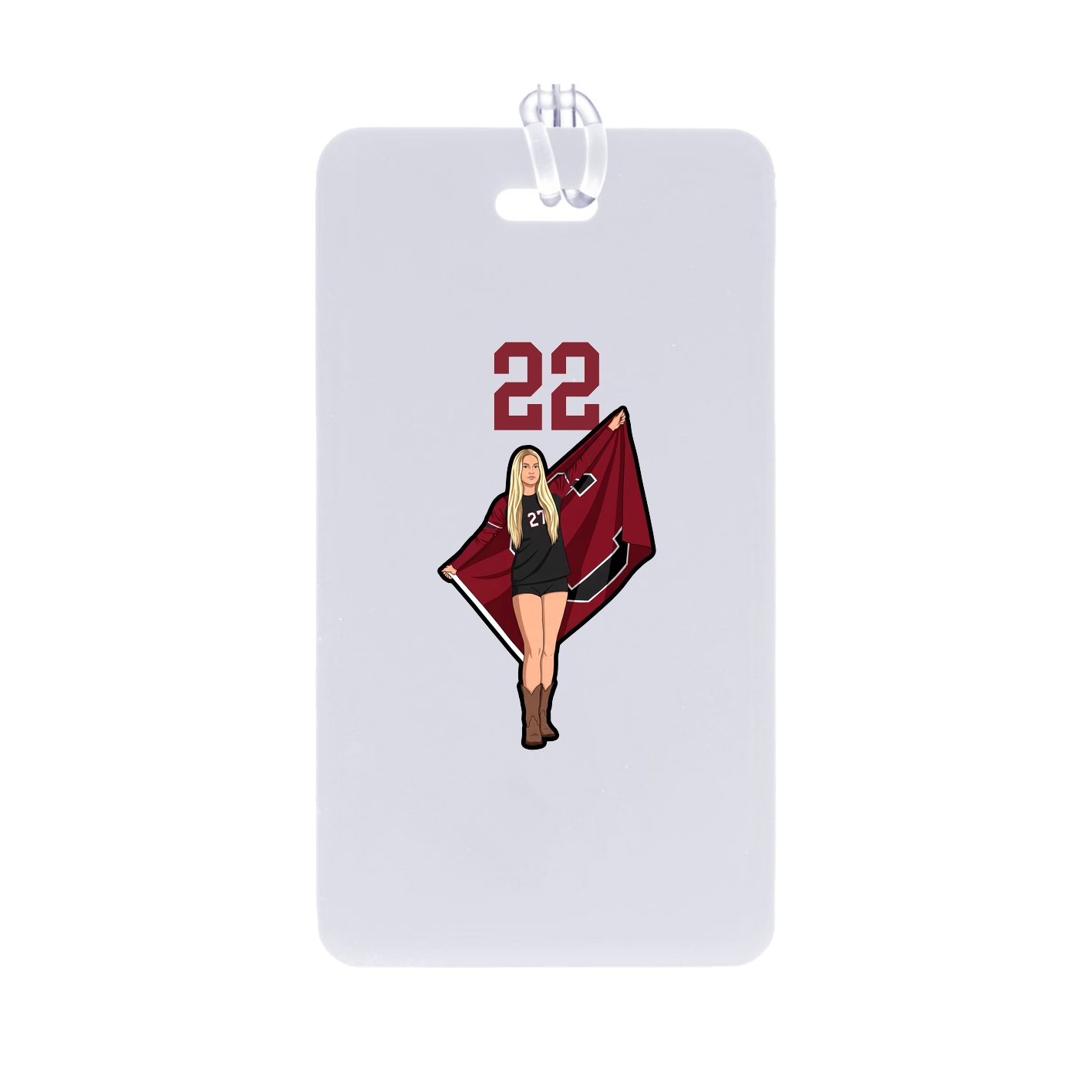 Bag Tag — Number Top in Classic