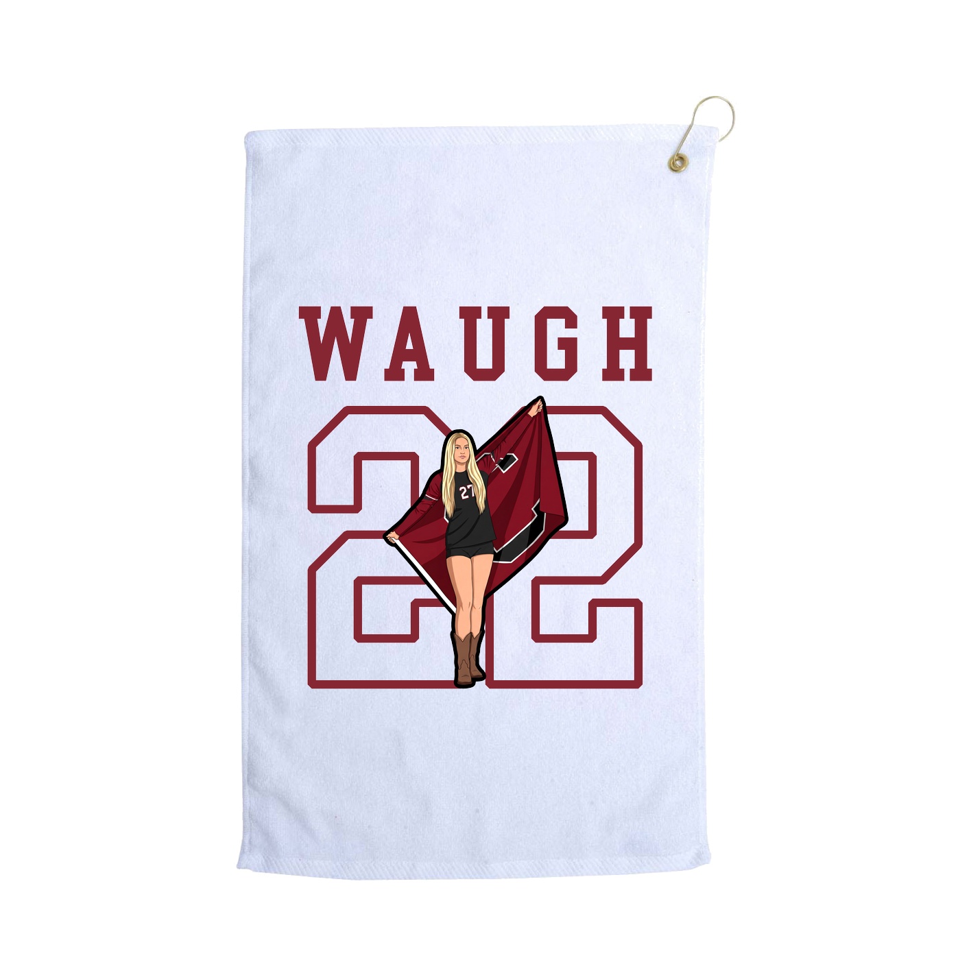 Golf Towel — Shirsey in White