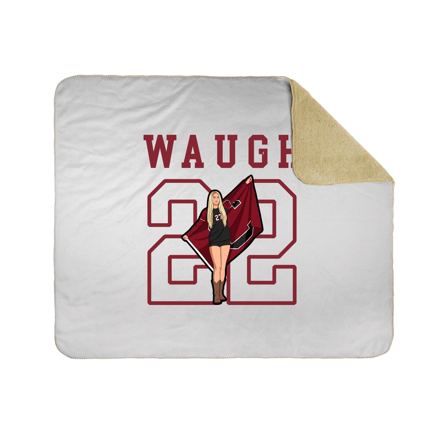 Throw Blanket — Shirsey in White