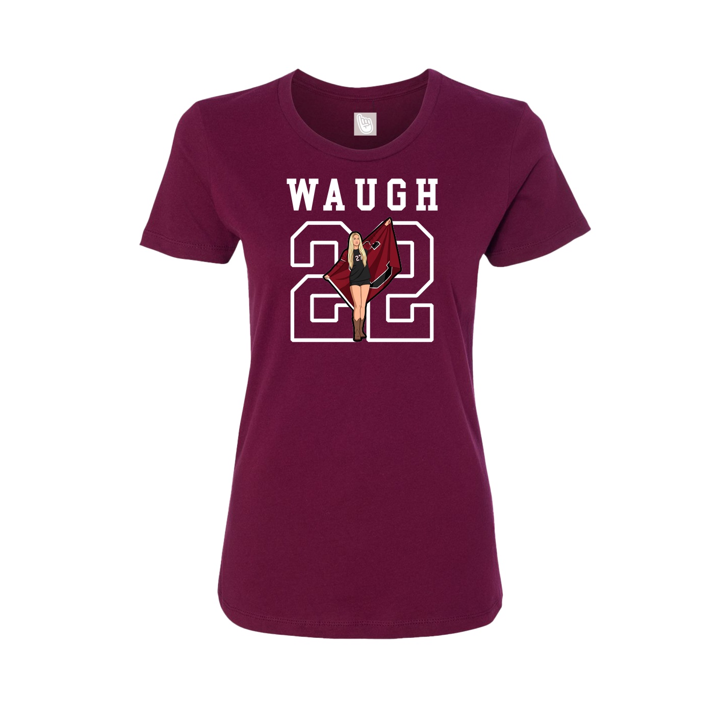 Womens Tee — Shirsey in Maroon