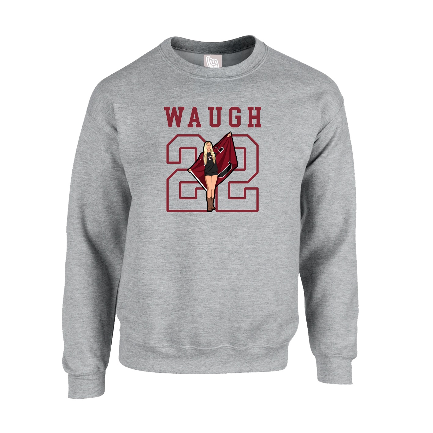 Fleece Crew — Shirsey in Grey