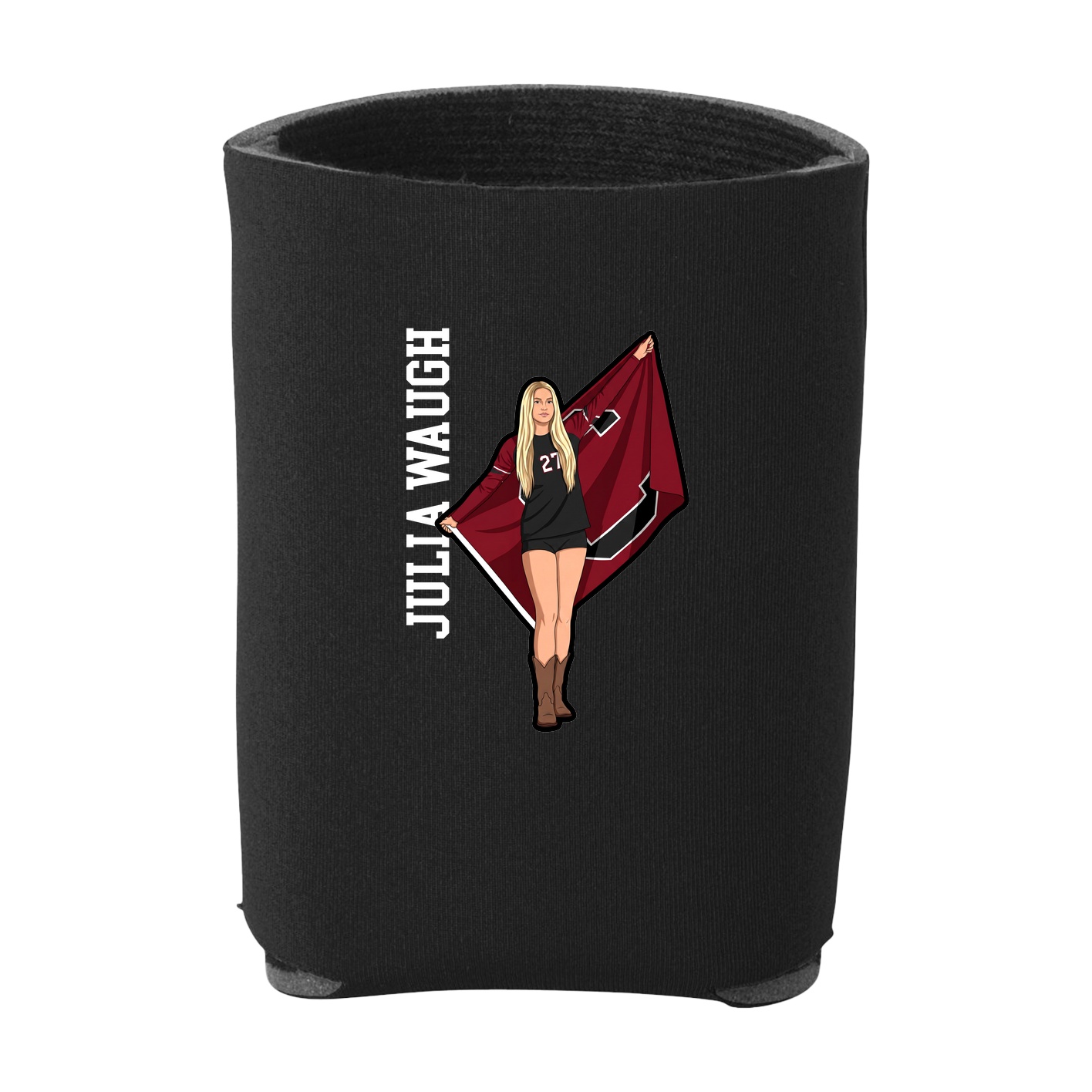 Can Holder — Name Vertical in Black