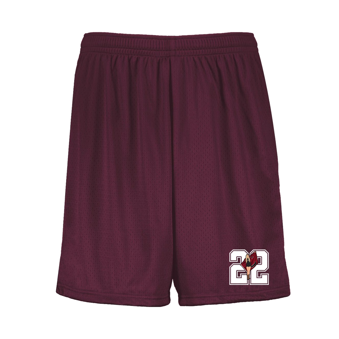 Shorts — Number in Maroon