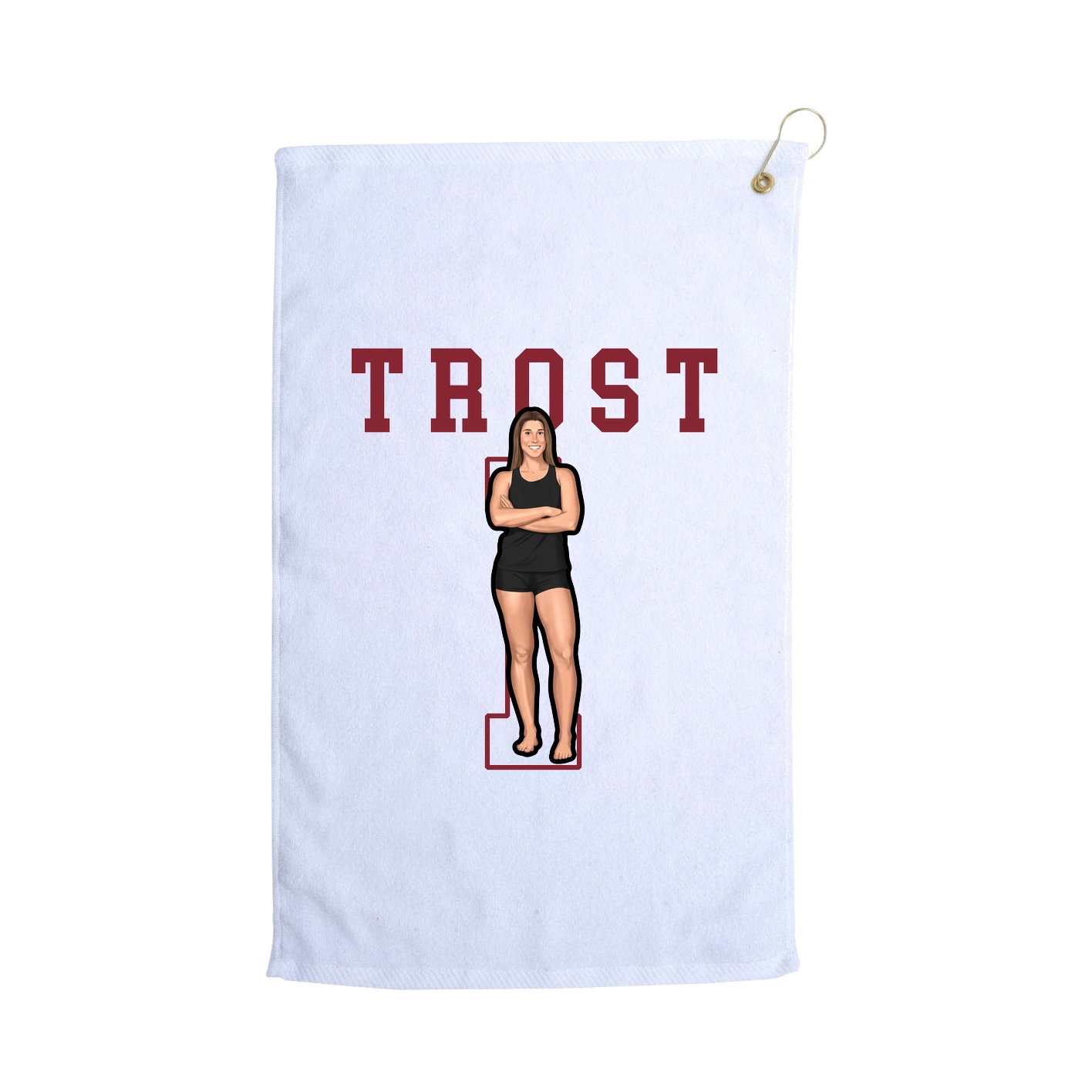 Golf Towel — Shirsey in White