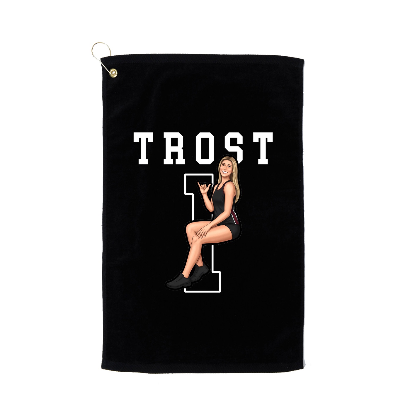 Golf Towel — Shirsey in Black