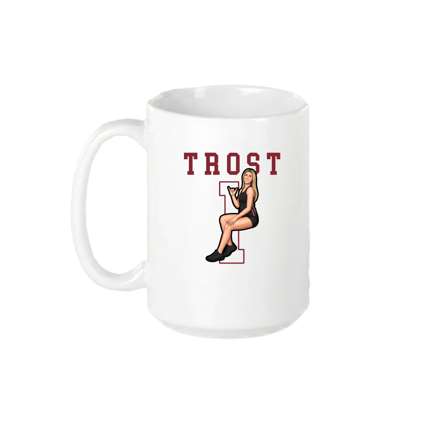 15oz Coffee Mug — Shirsey in White