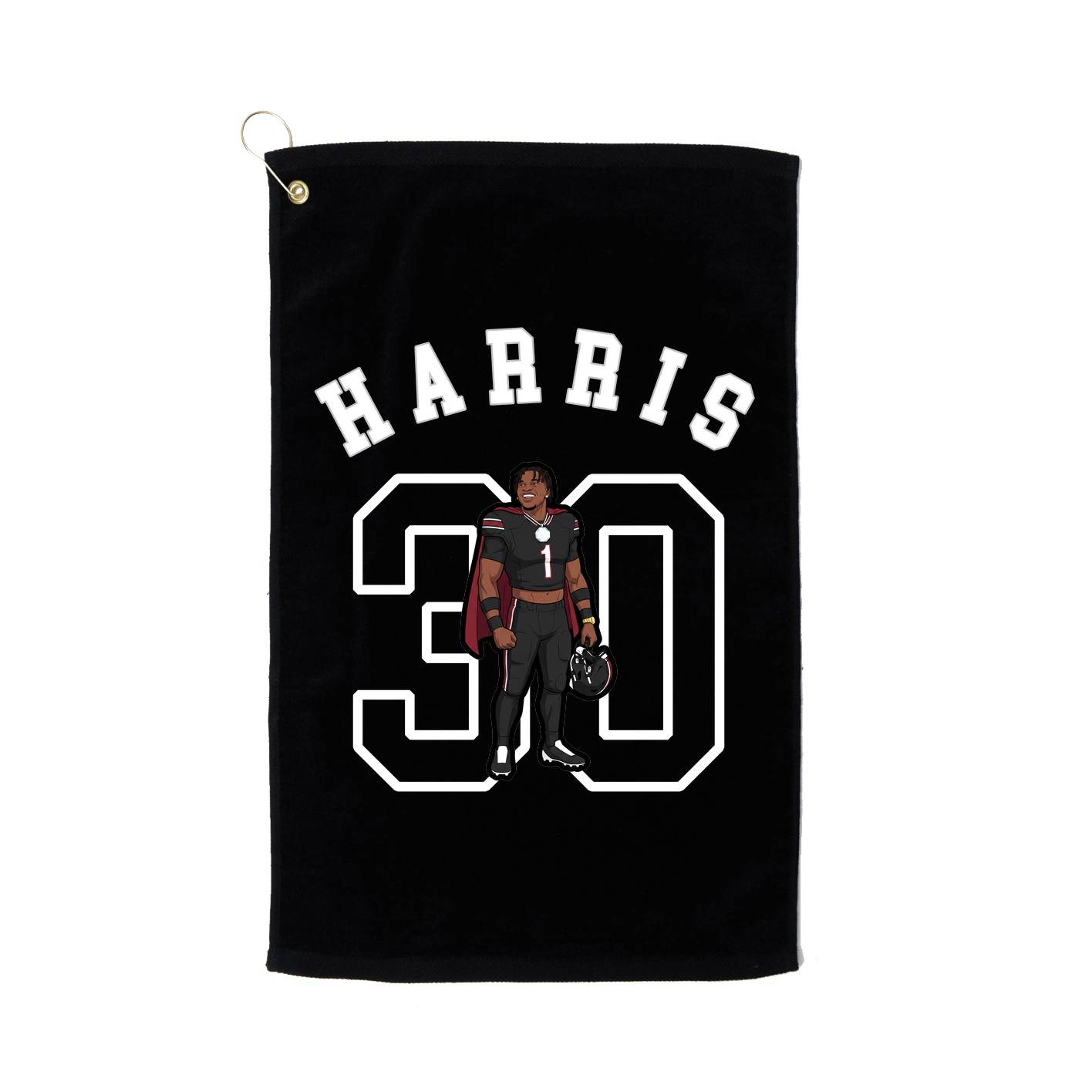 Golf Towel — Shirsey Arch in Black