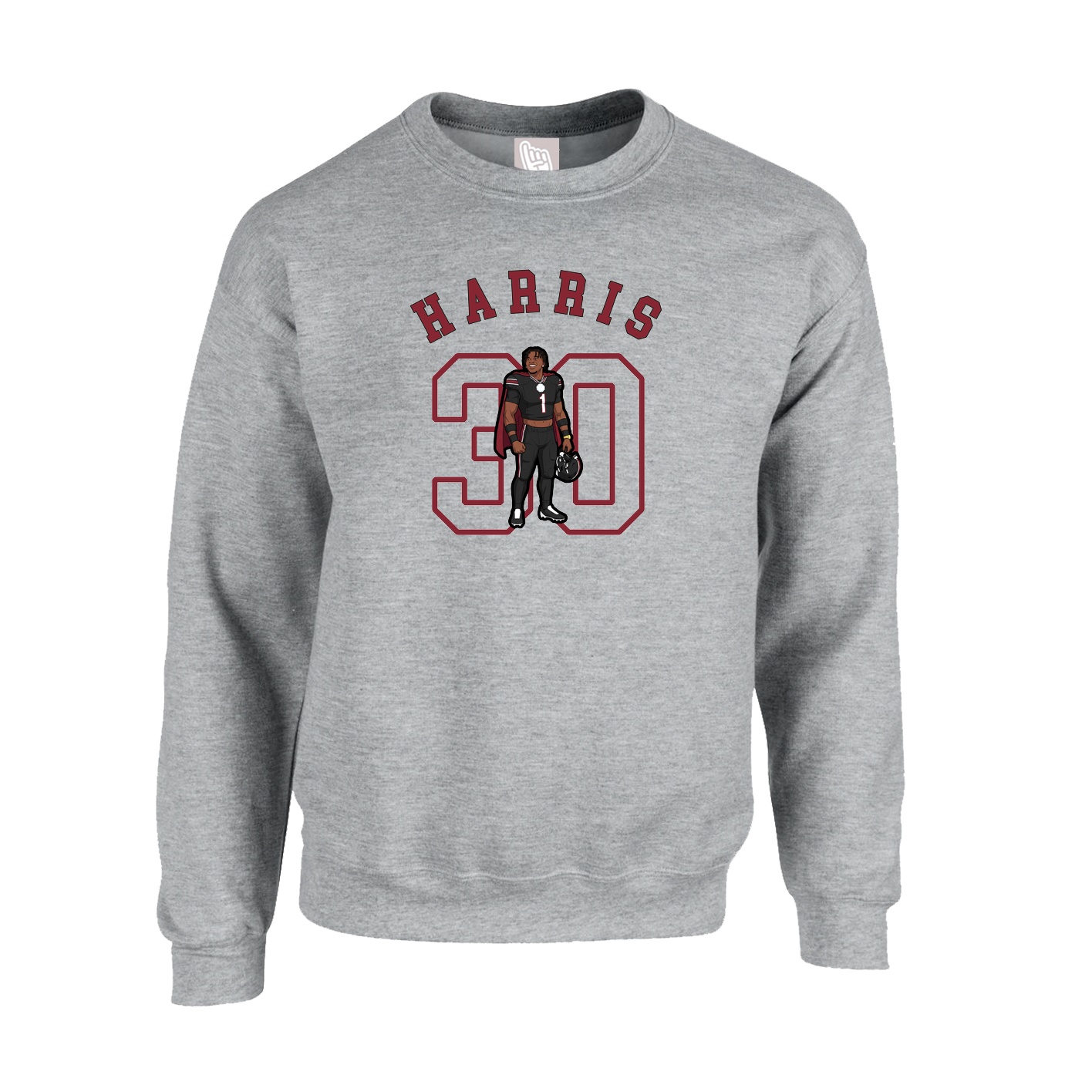 Fleece Crew — Shirsey Arch in Grey