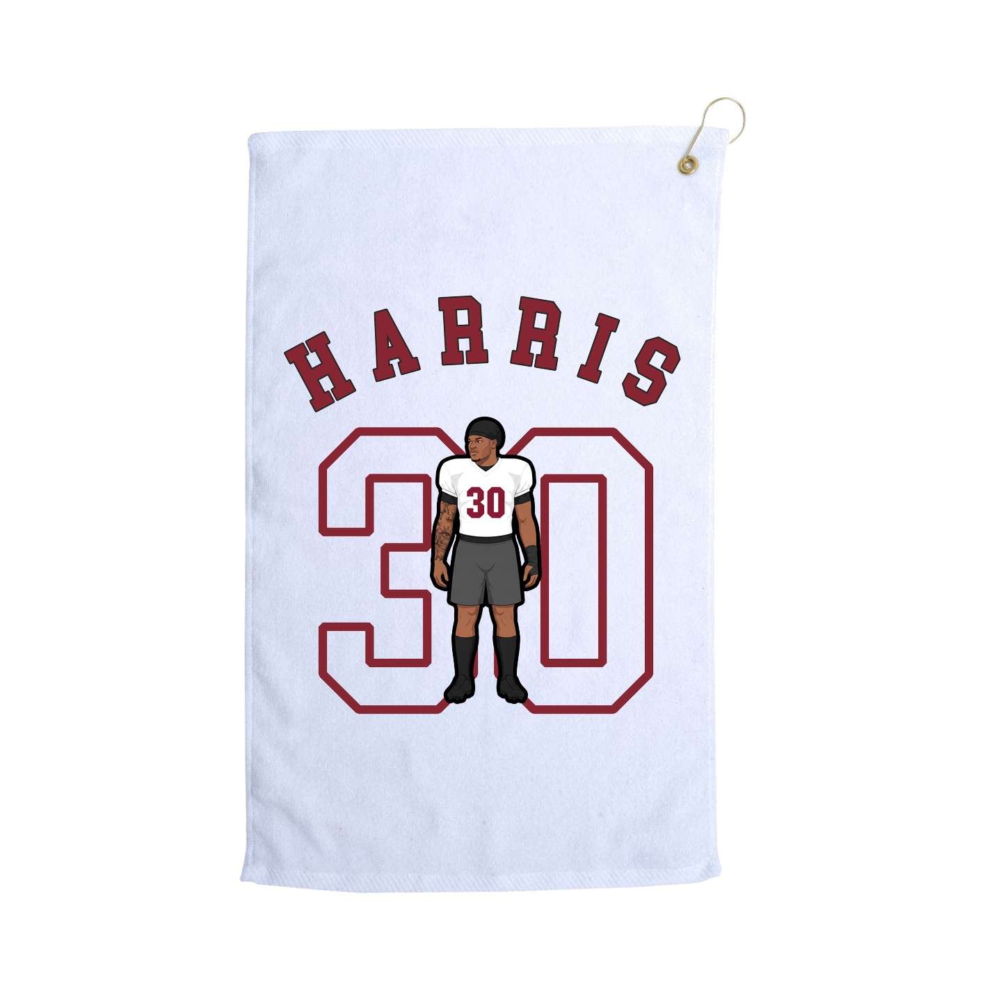 Golf Towel — Shirsey Arch in White