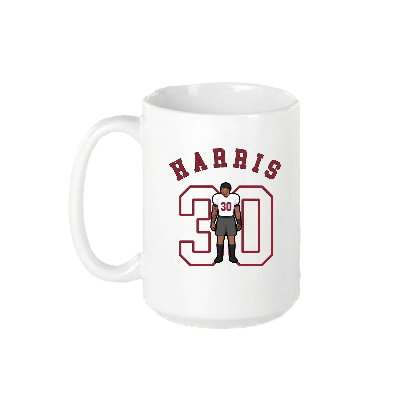 15oz Coffee Mug — Shirsey Arch in White