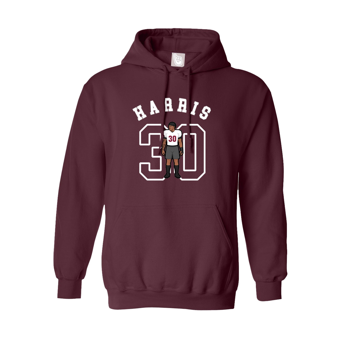 Hoodie — Shirsey Arch in Maroon