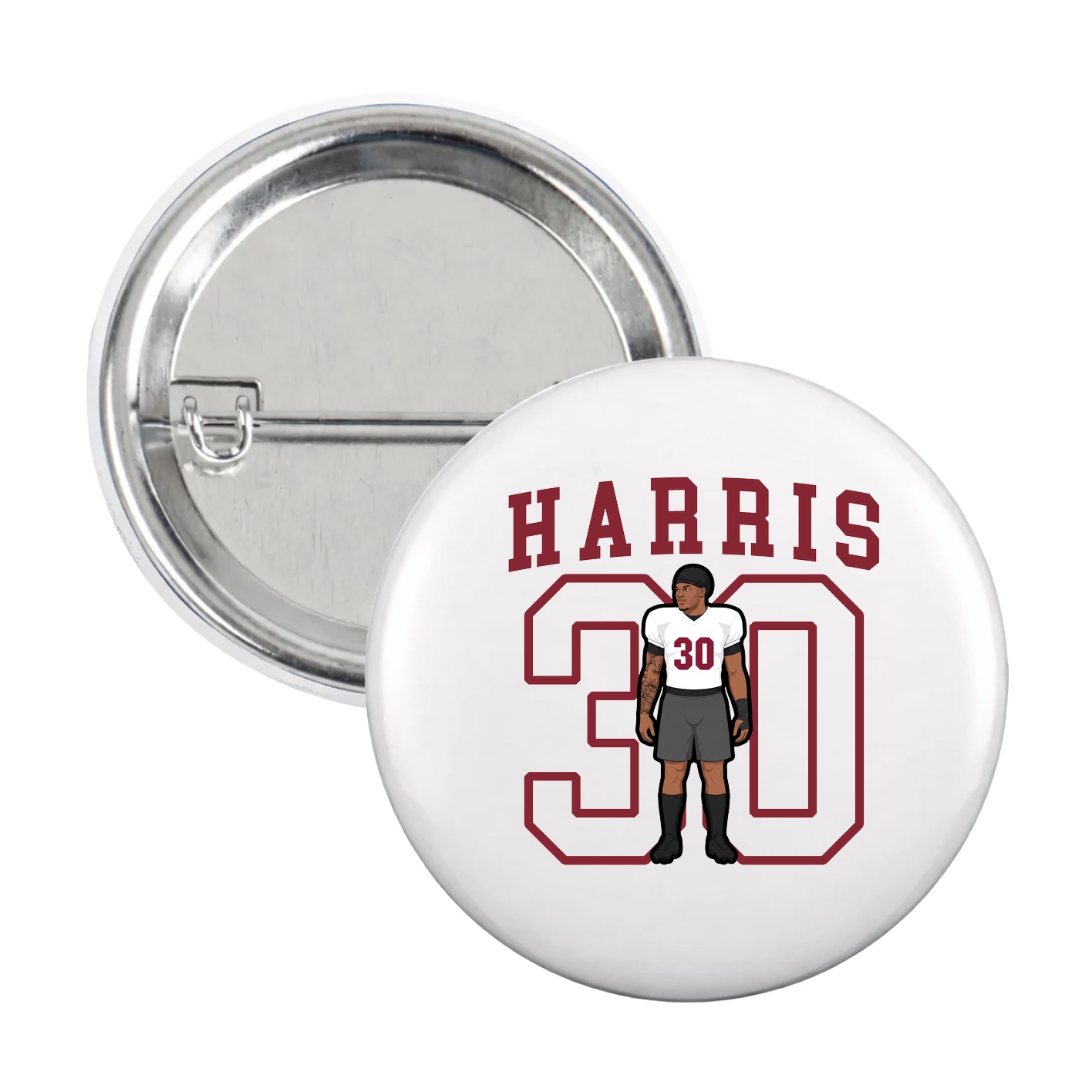 Game Day Button — Shirsey in White