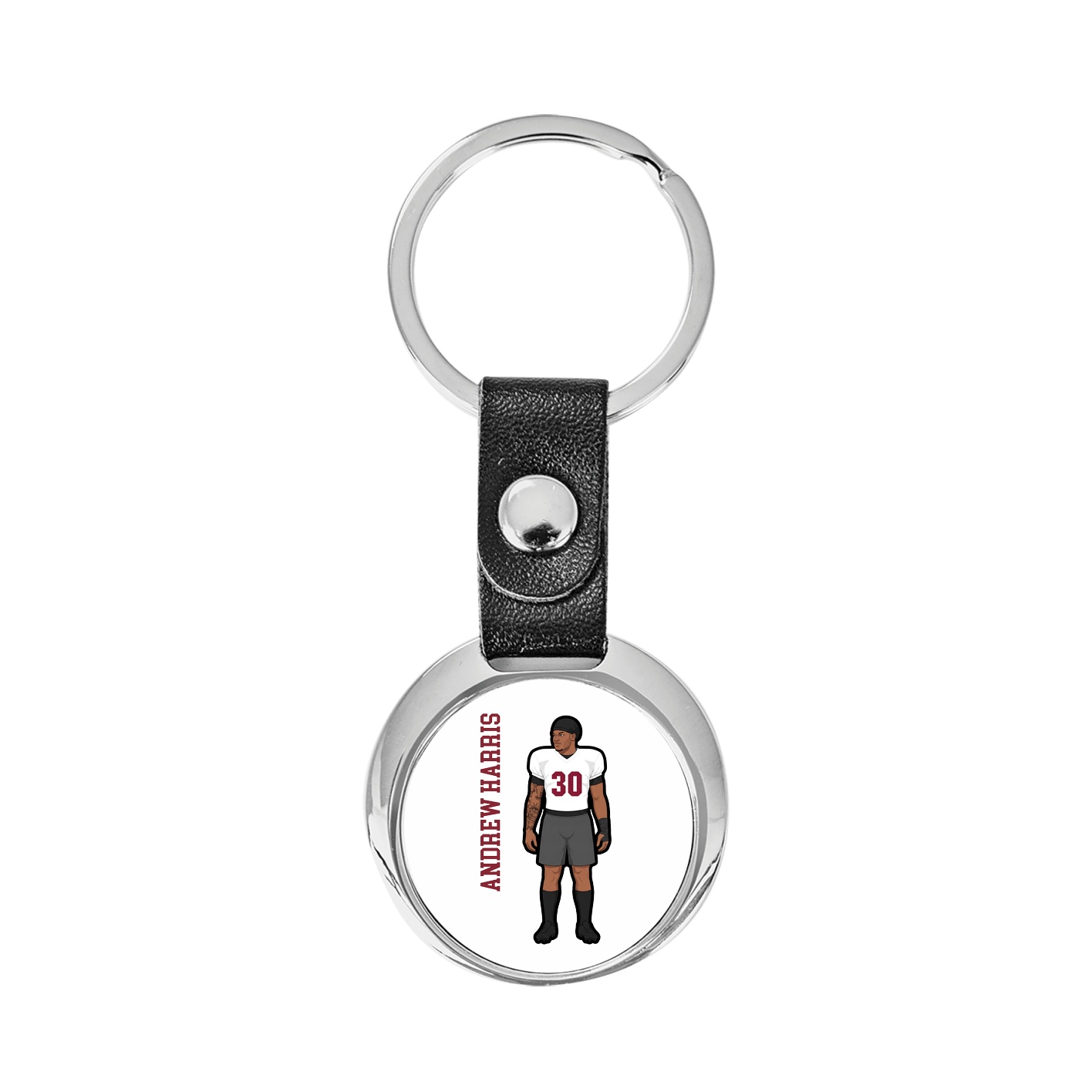 Key Chain — Name Vertical in Classic