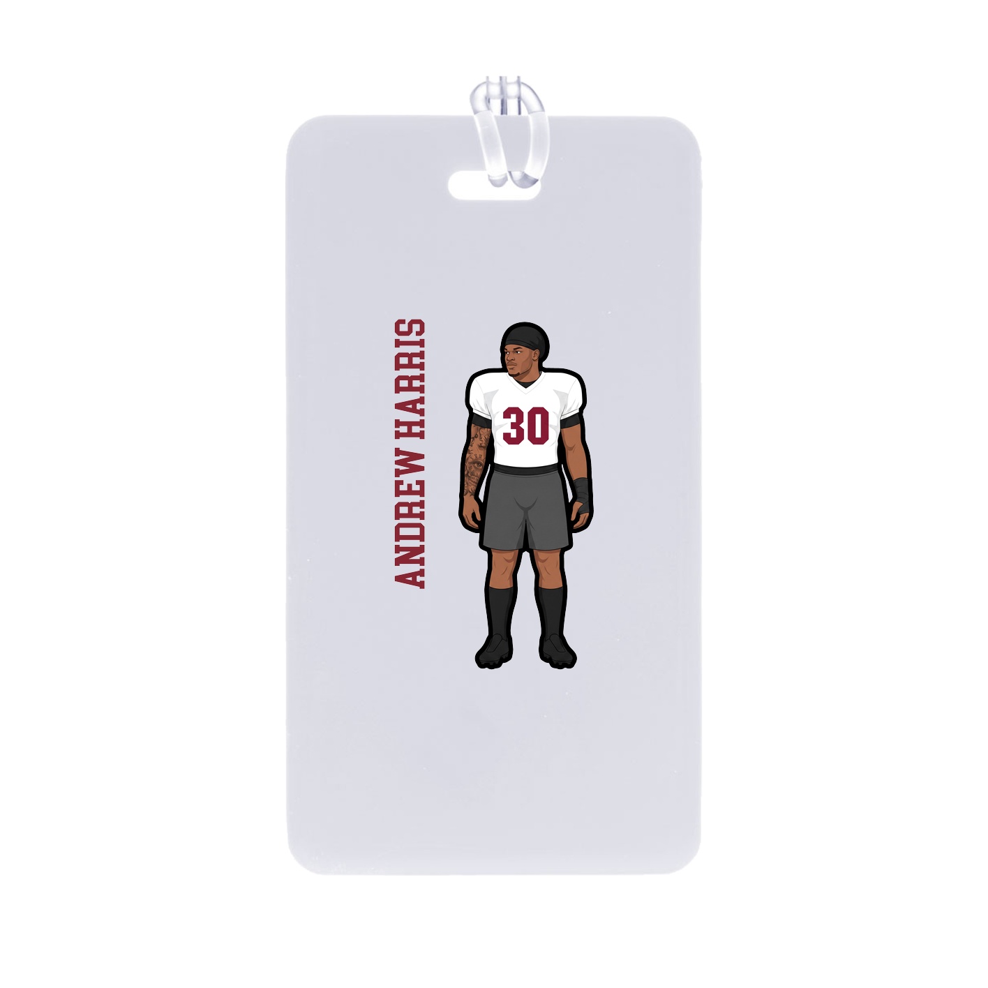 Bag Tag — Name Vertical in Classic