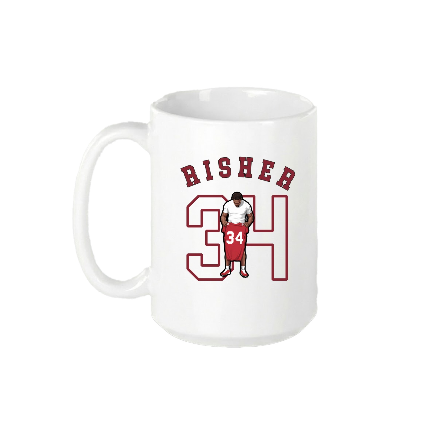 15oz Coffee Mug — Shirsey Arch in White