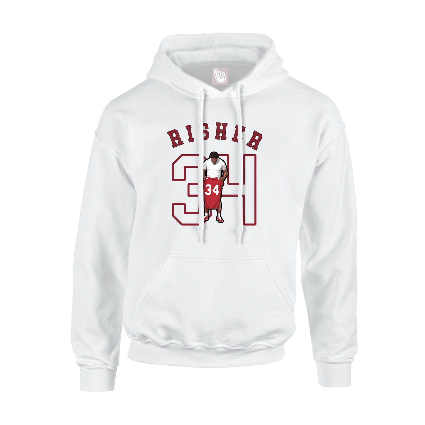 Hoodie — Shirsey Arch in White