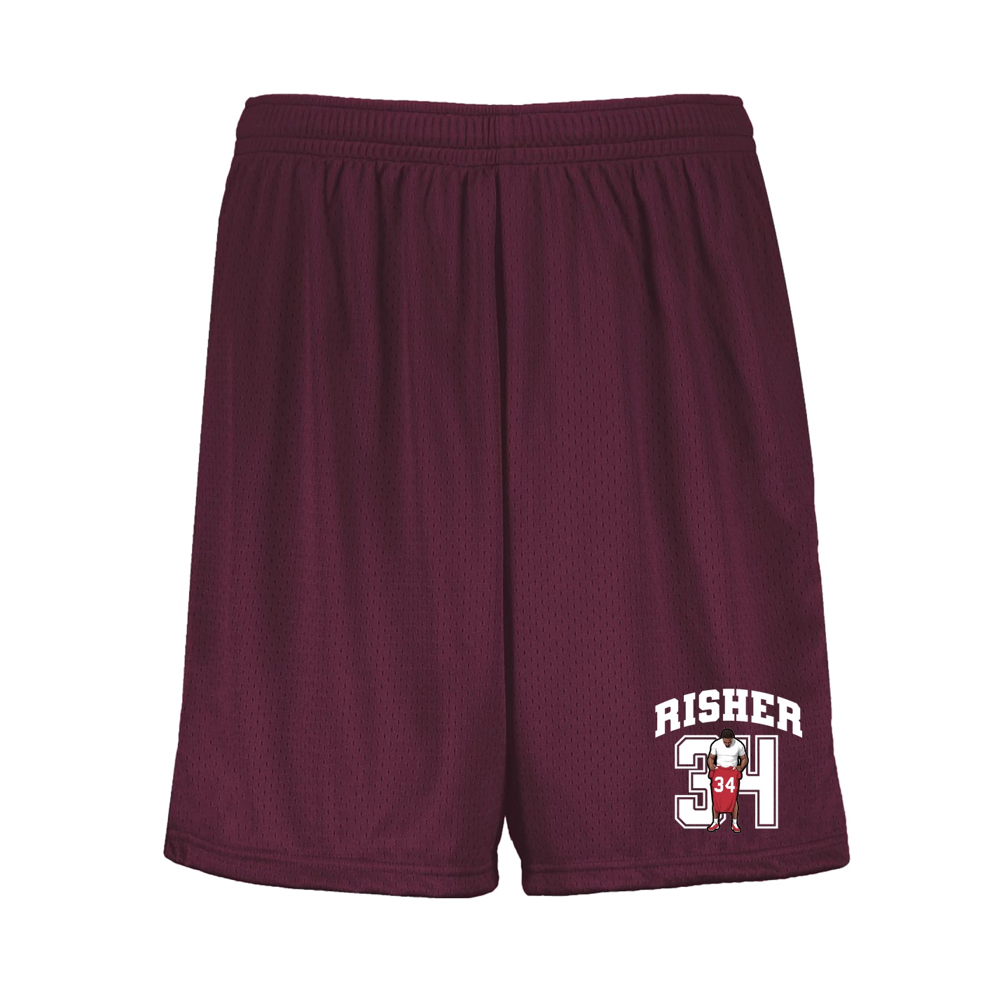 Shorts — Number in Maroon