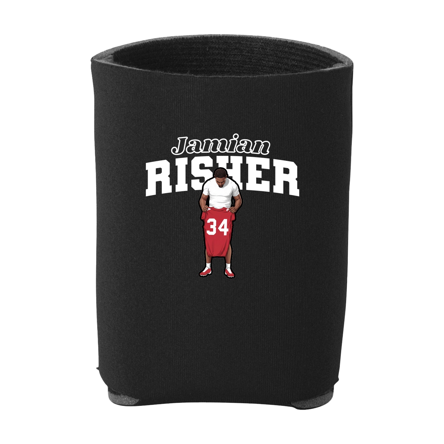 Can Holder — Name Arch in Black