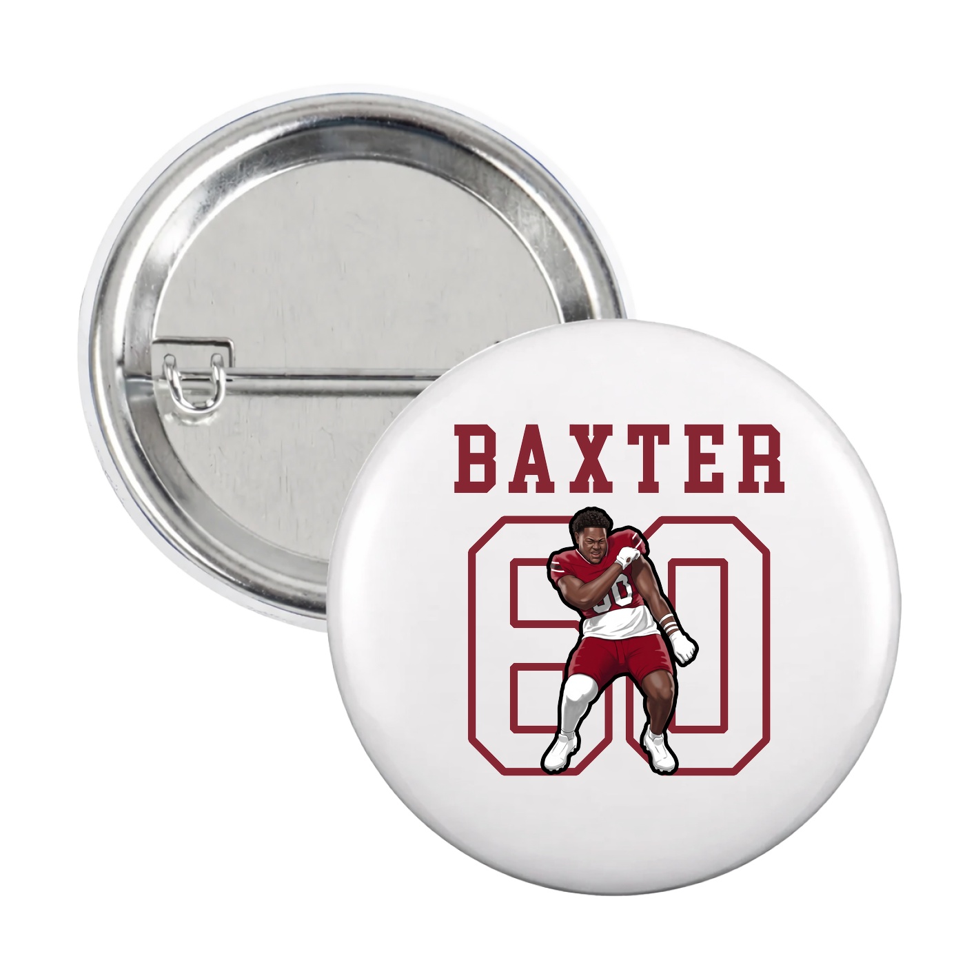 Game Day Button — Shirsey in White