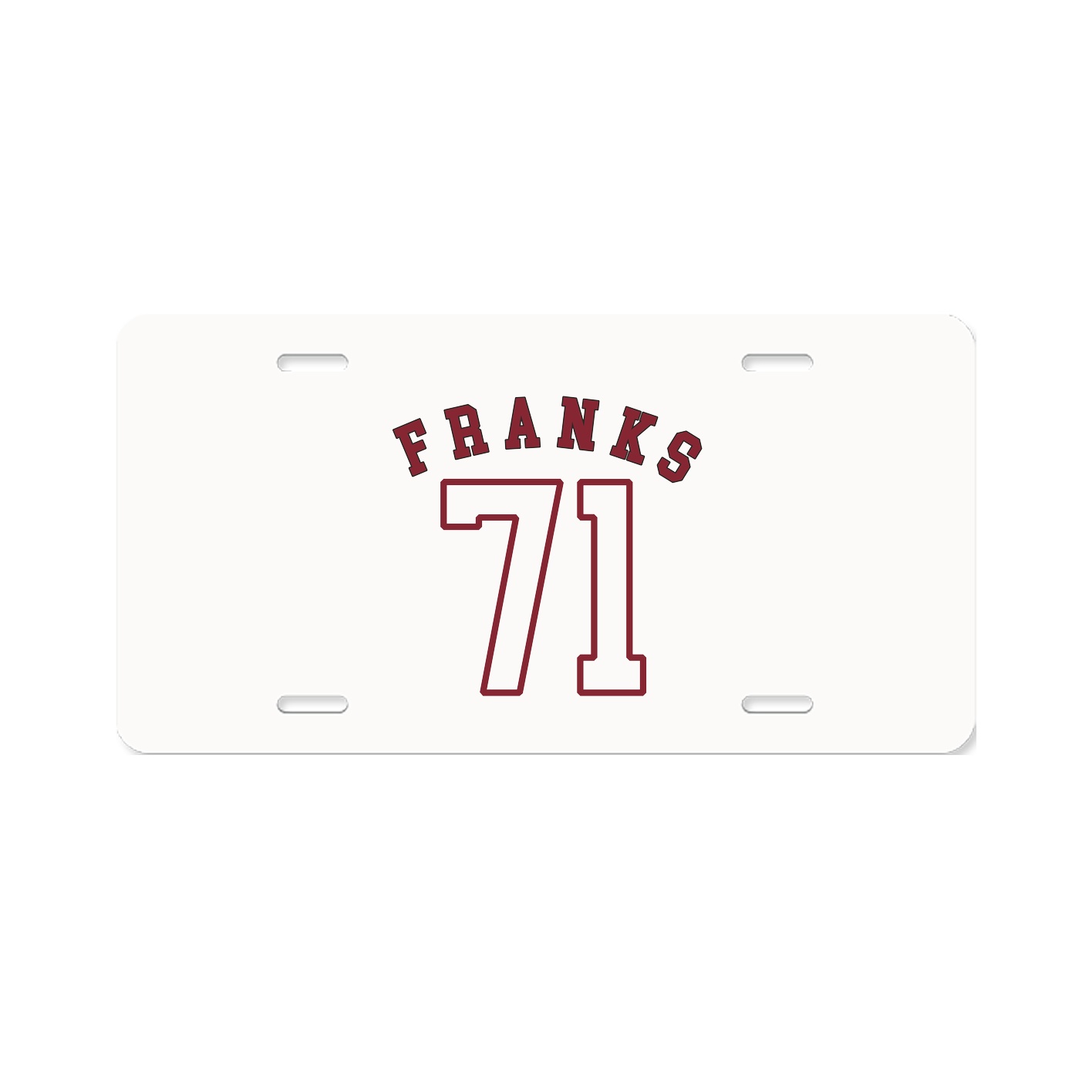 License Plate — Shirsey Arch in Classic
