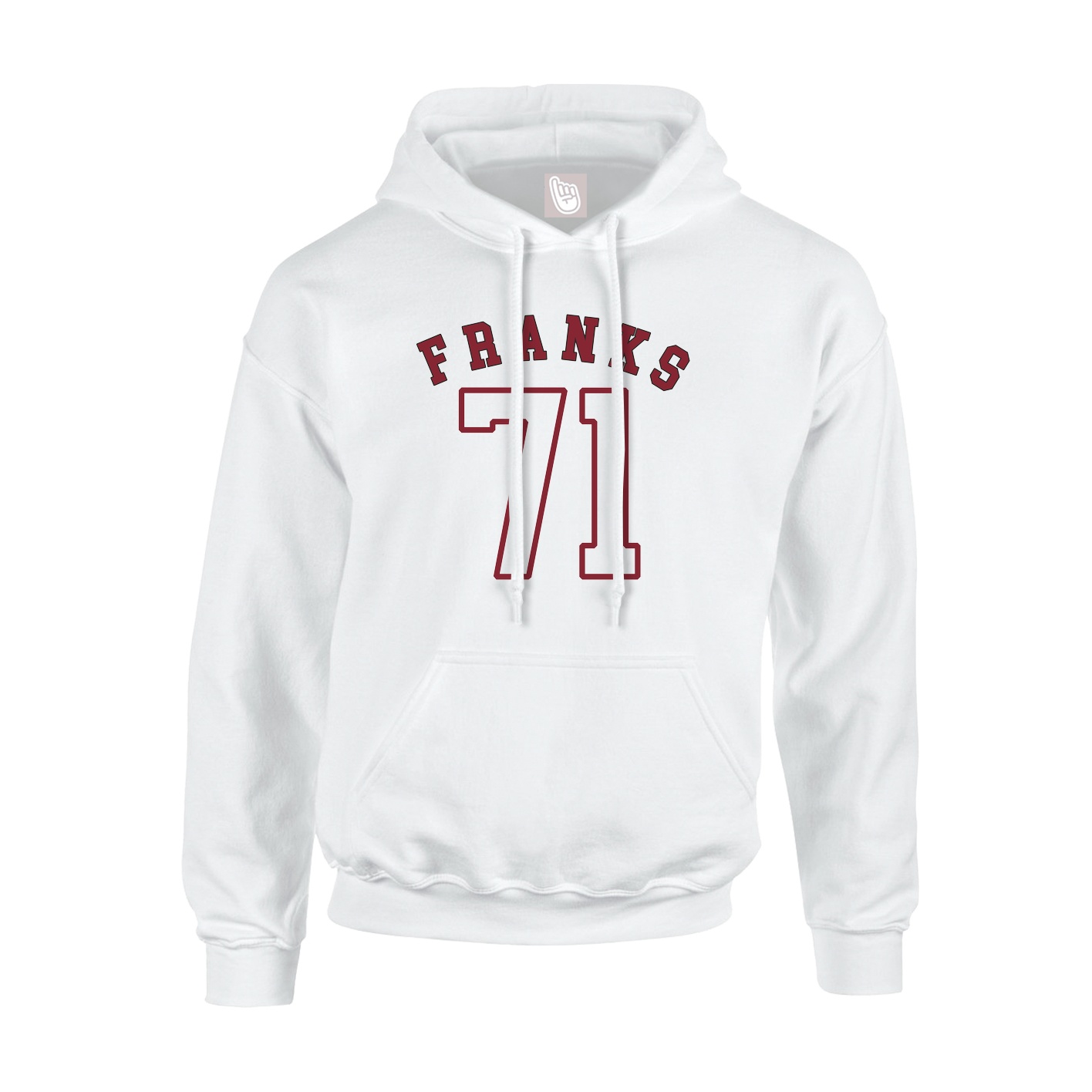 Hoodie — Shirsey Arch in White