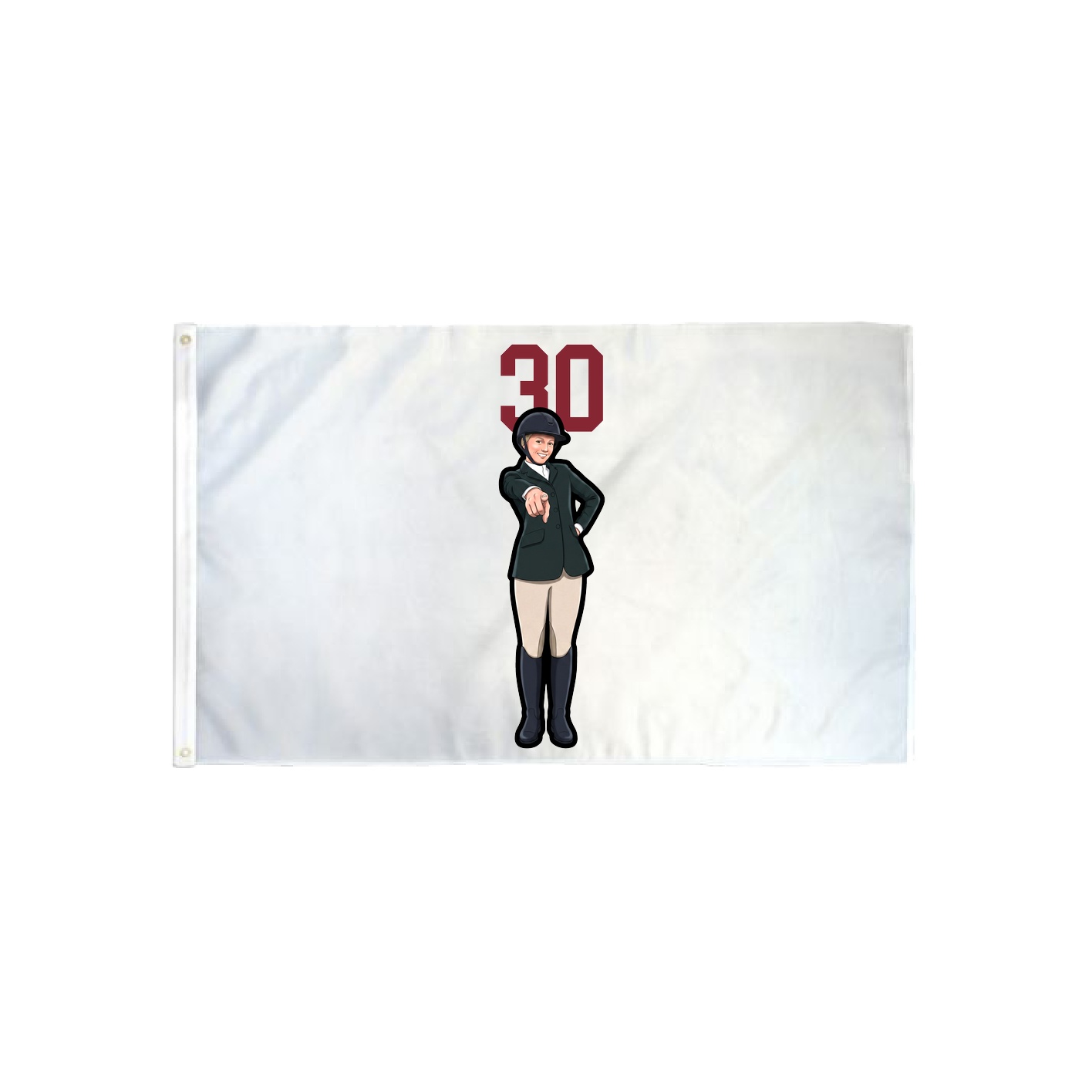 3x5 Flag — Number Top in Classic